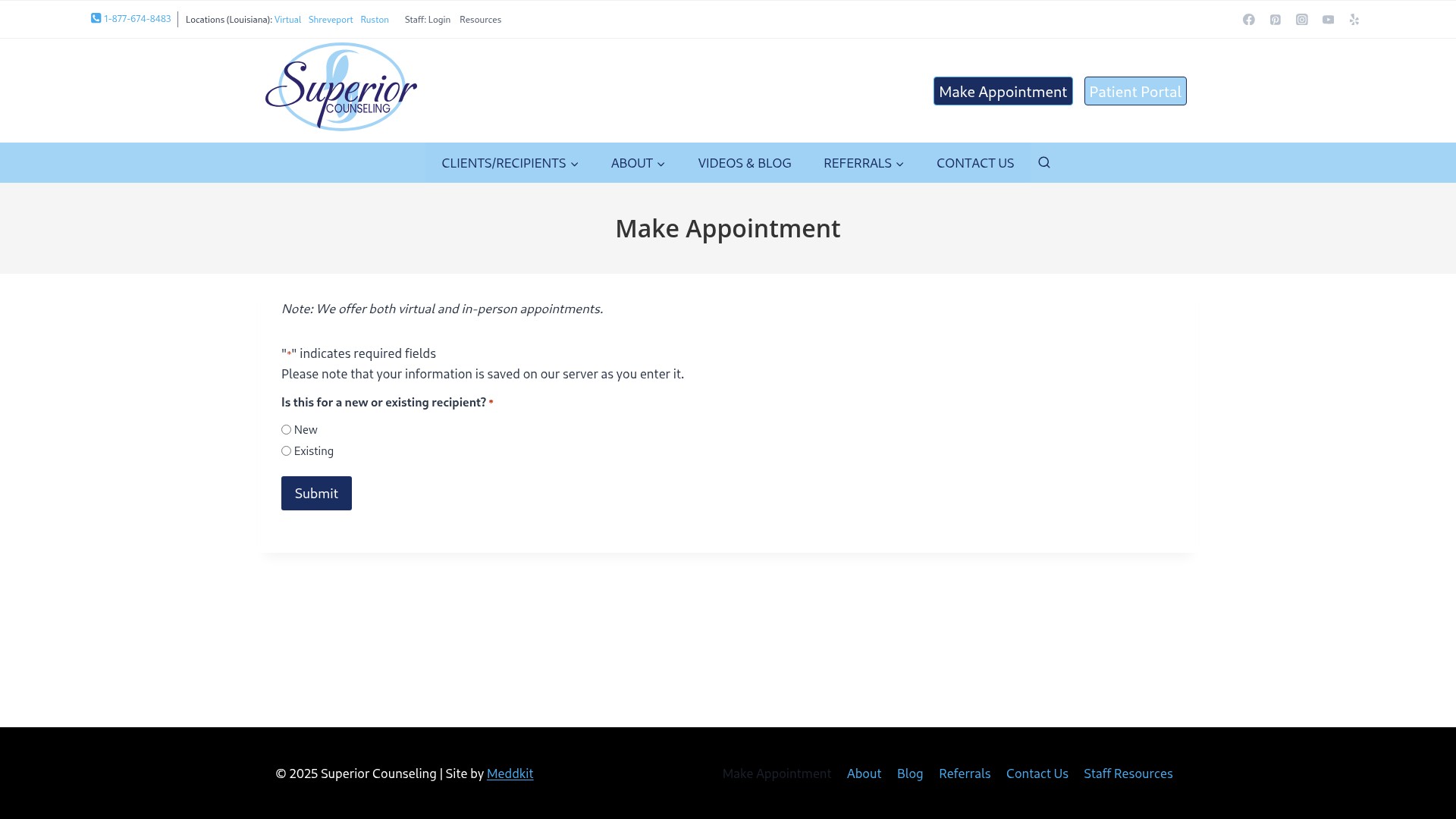 Landing Page