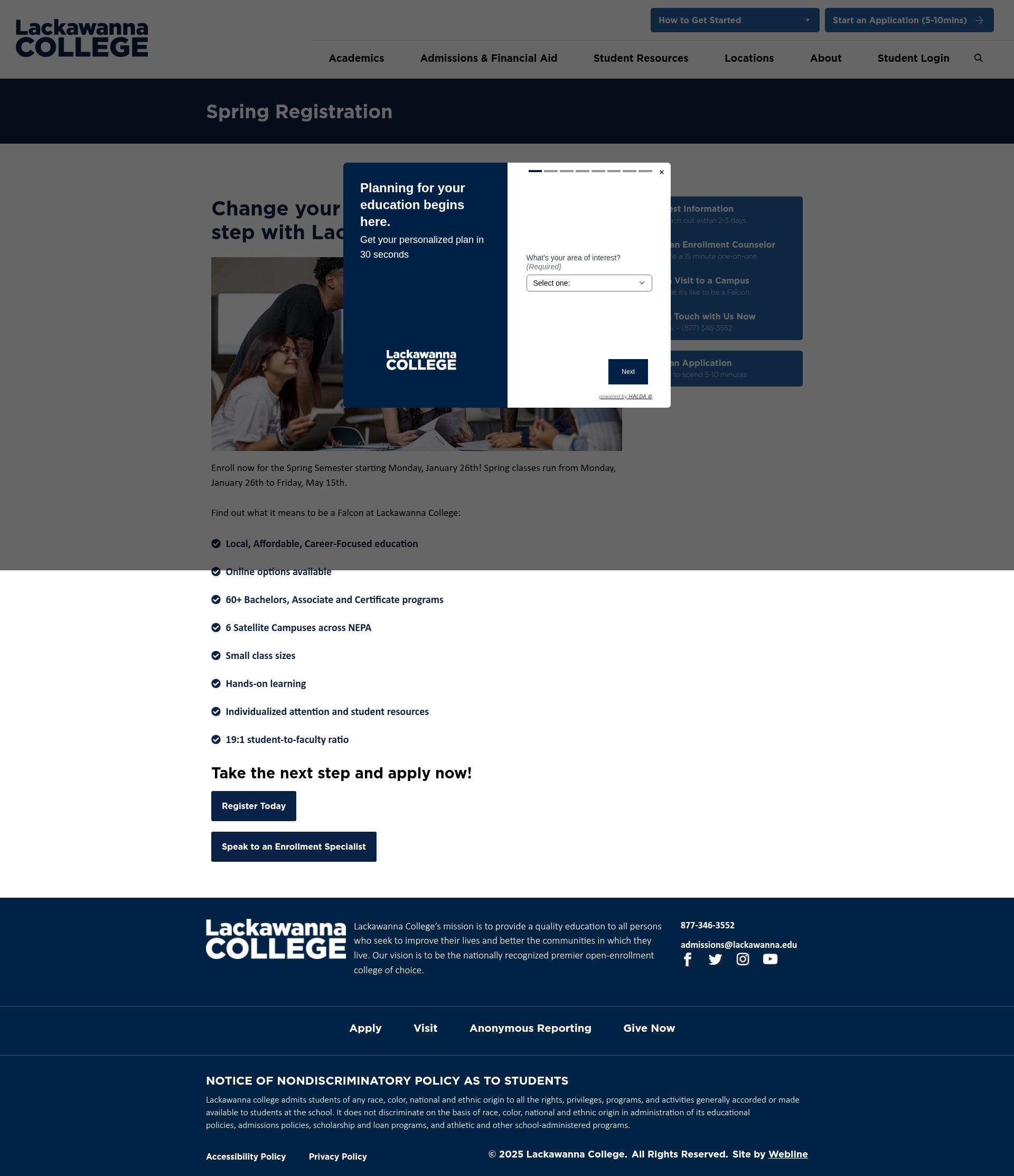 Landing Page