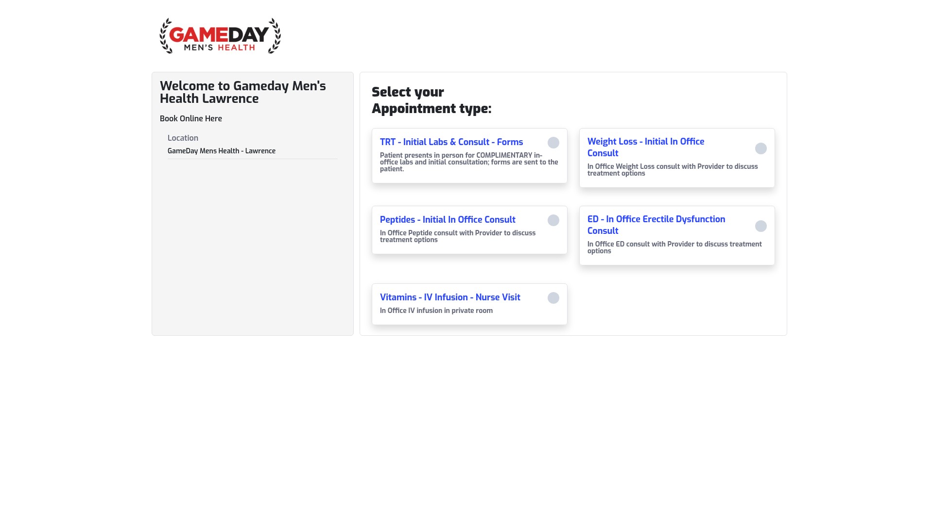 Landing Page