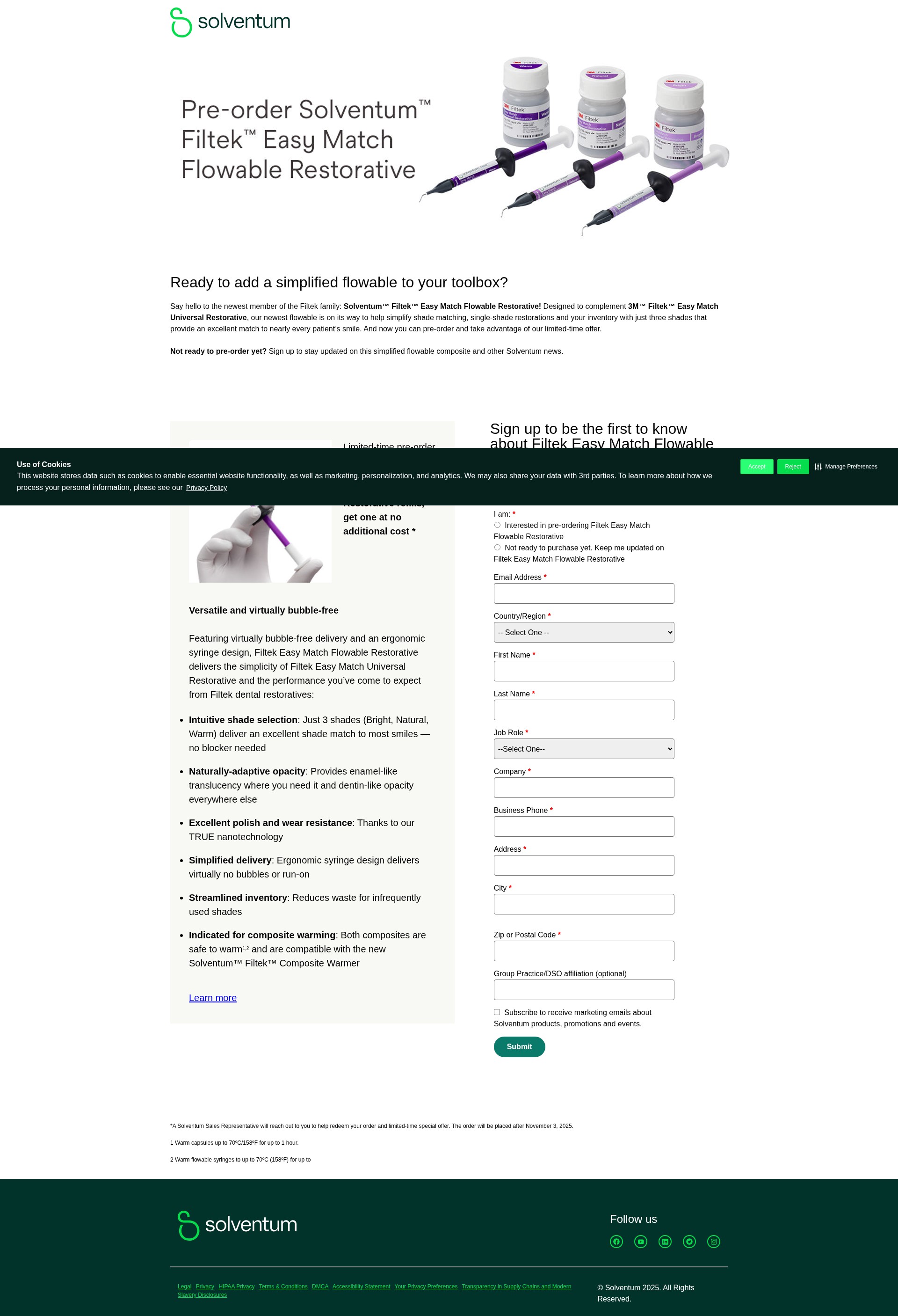 Landing Page