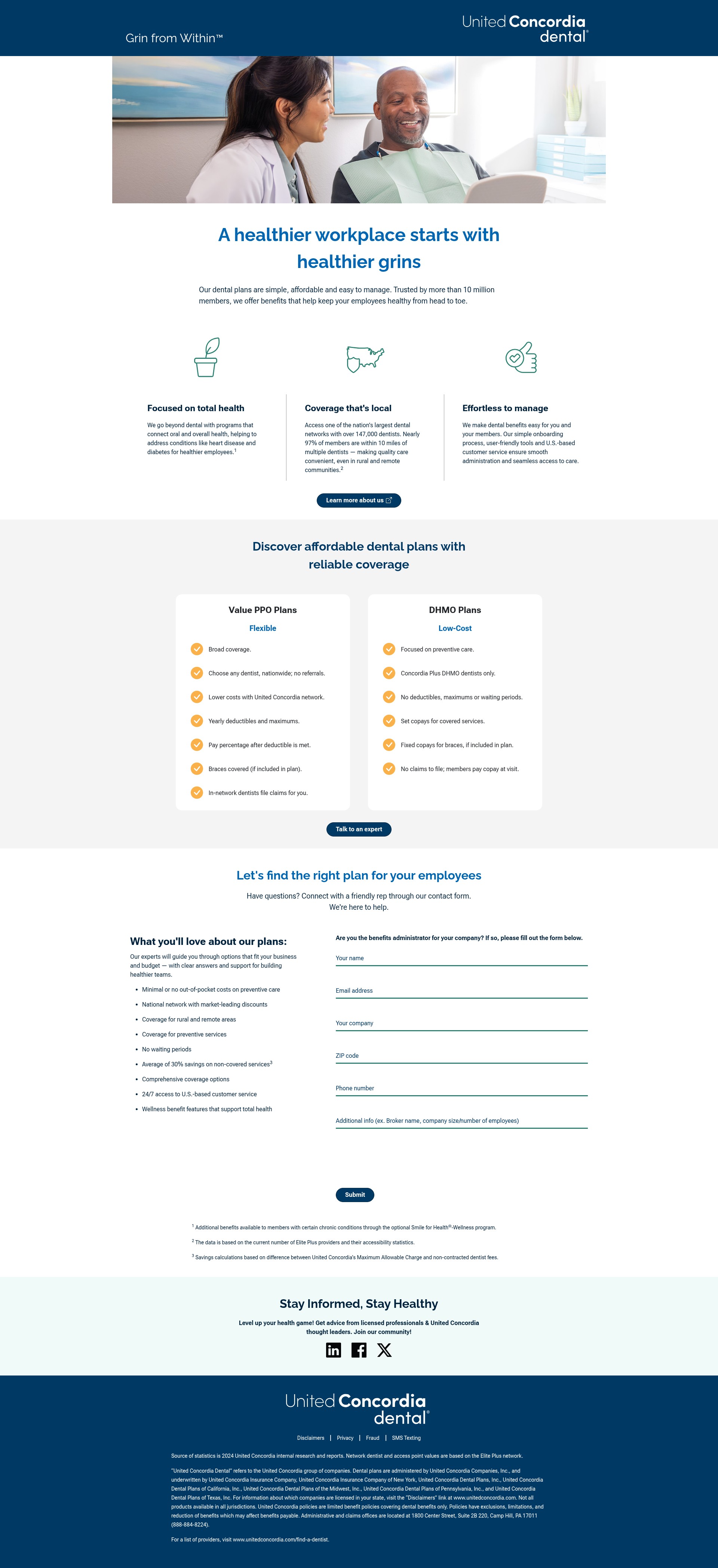 Landing Page