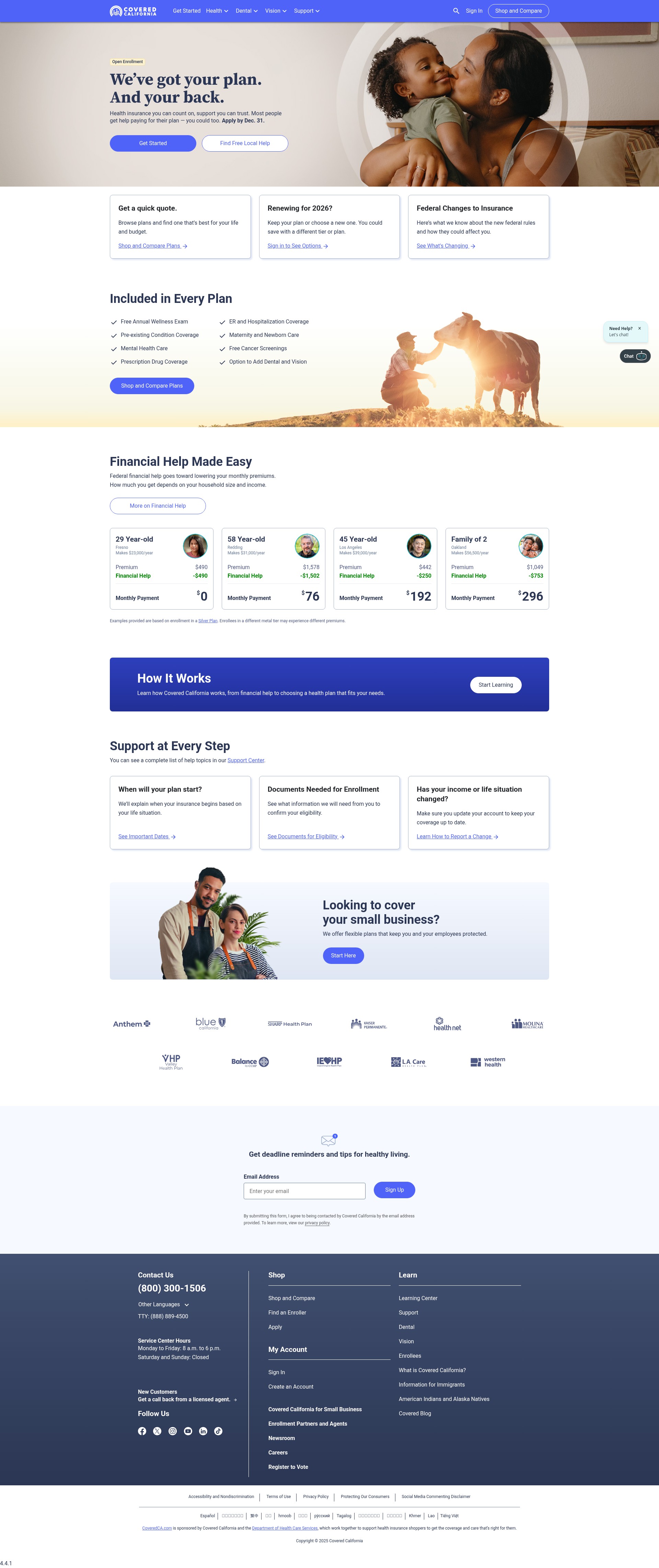 Landing Page