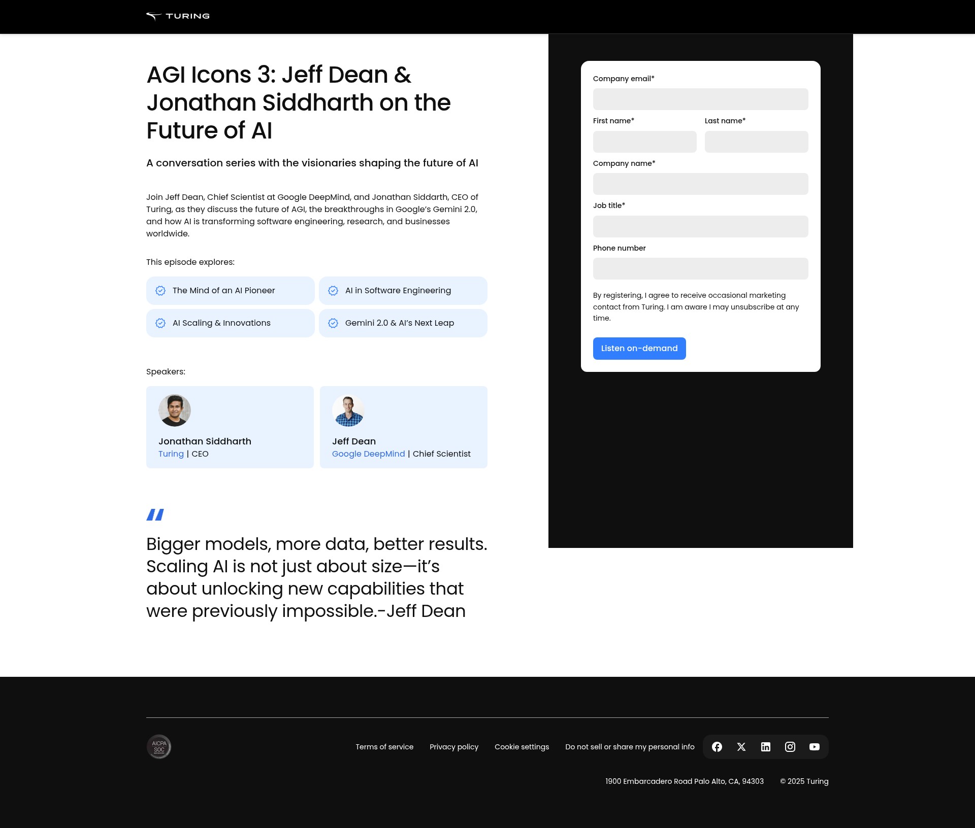 Landing Page