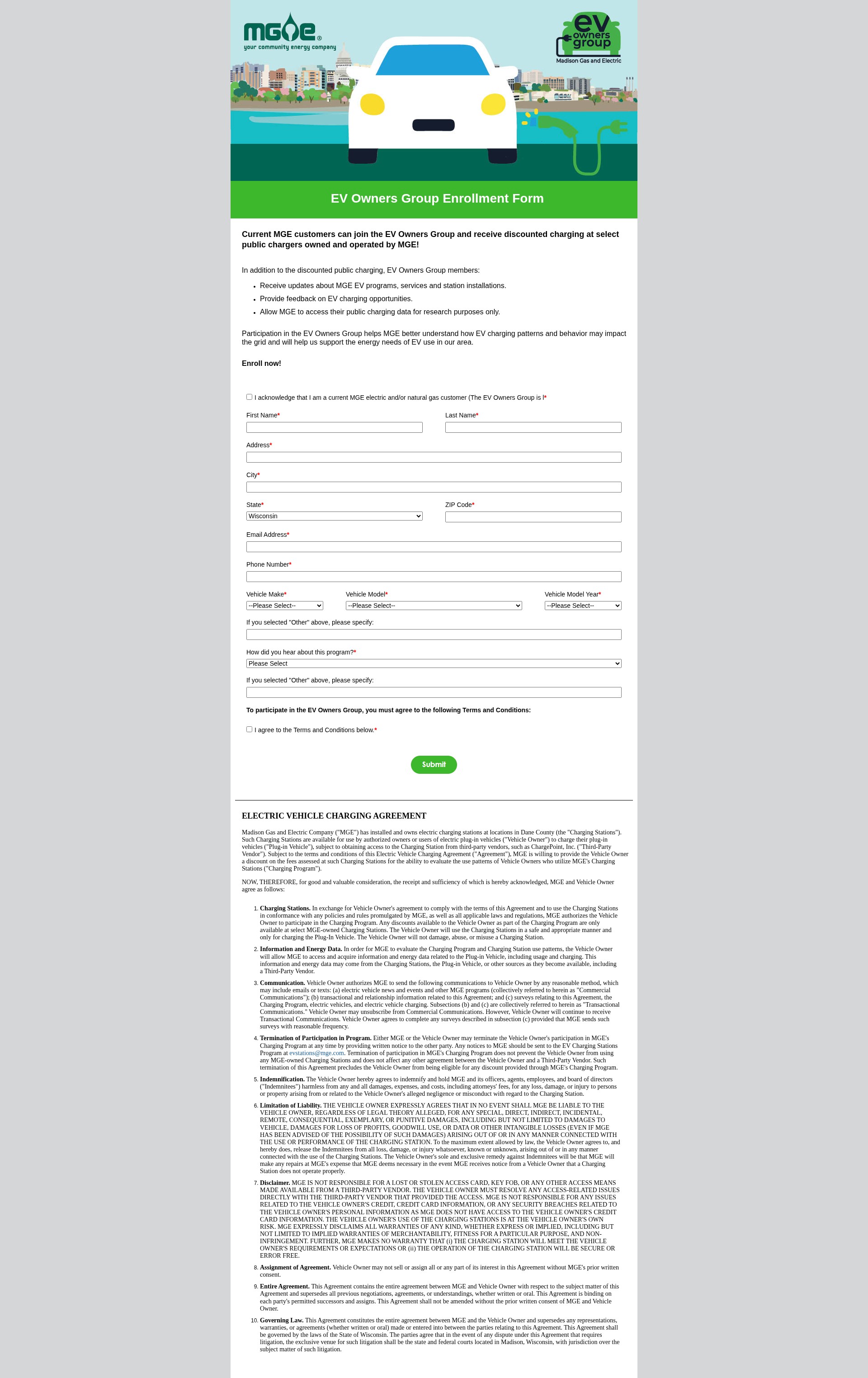 Landing Page