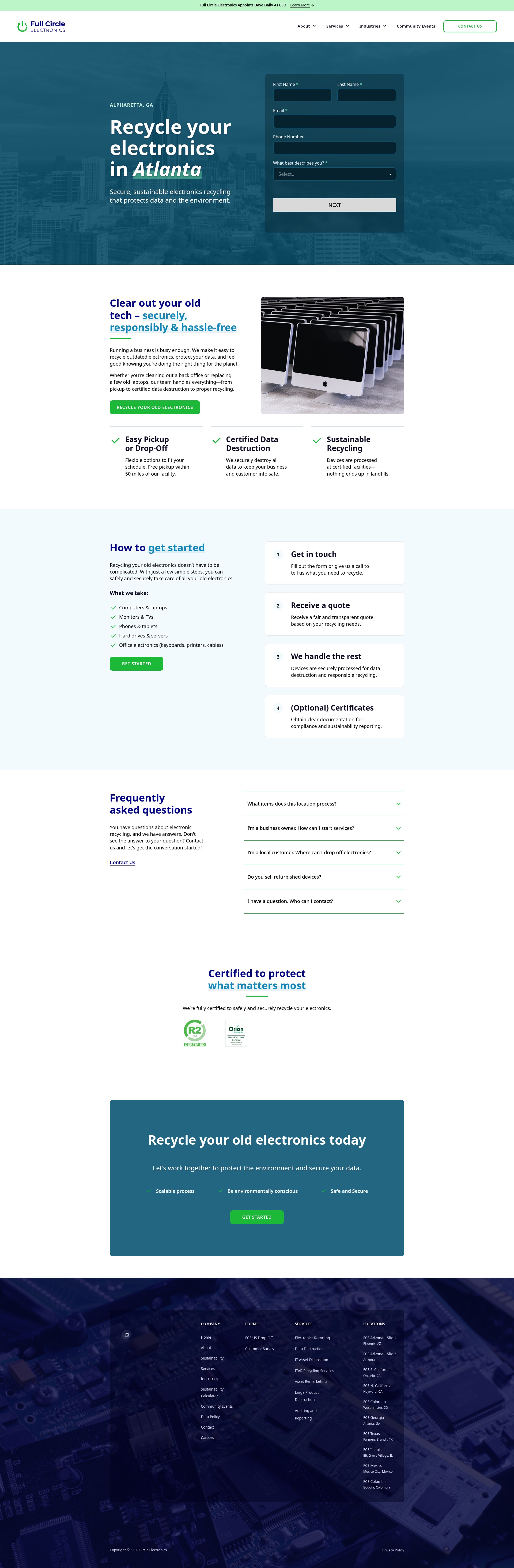 Landing Page