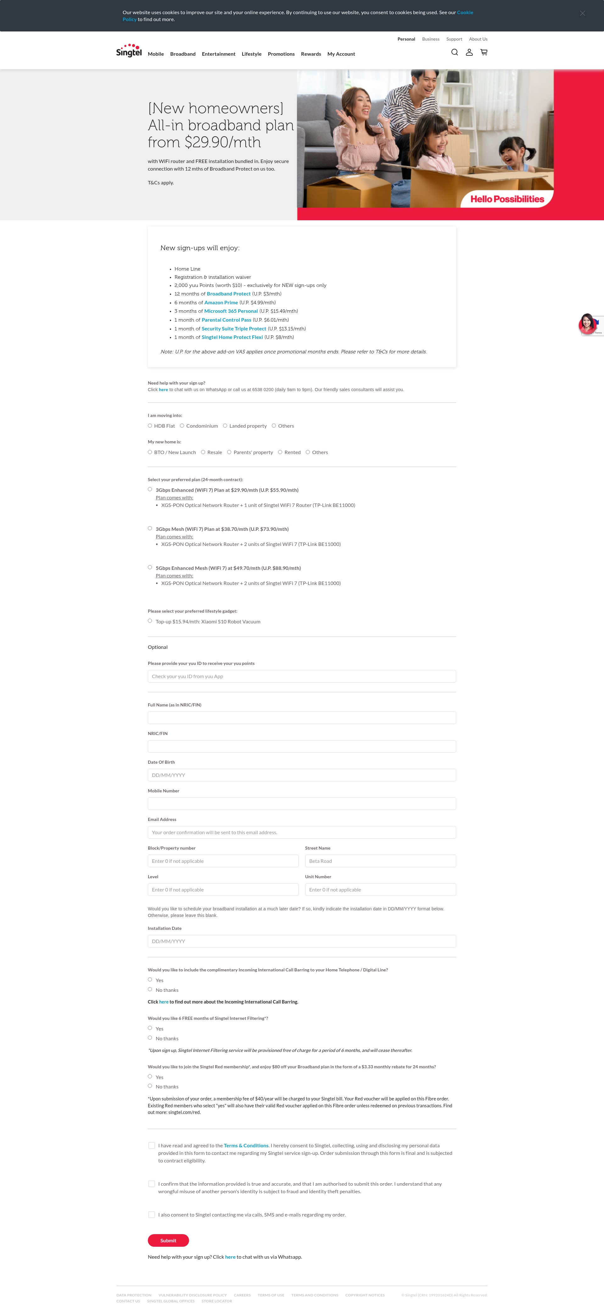 Landing Page
