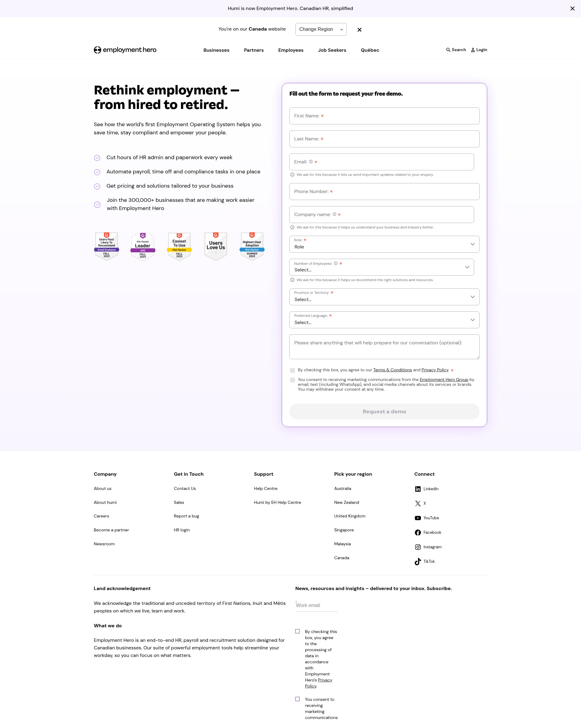 Landing Page