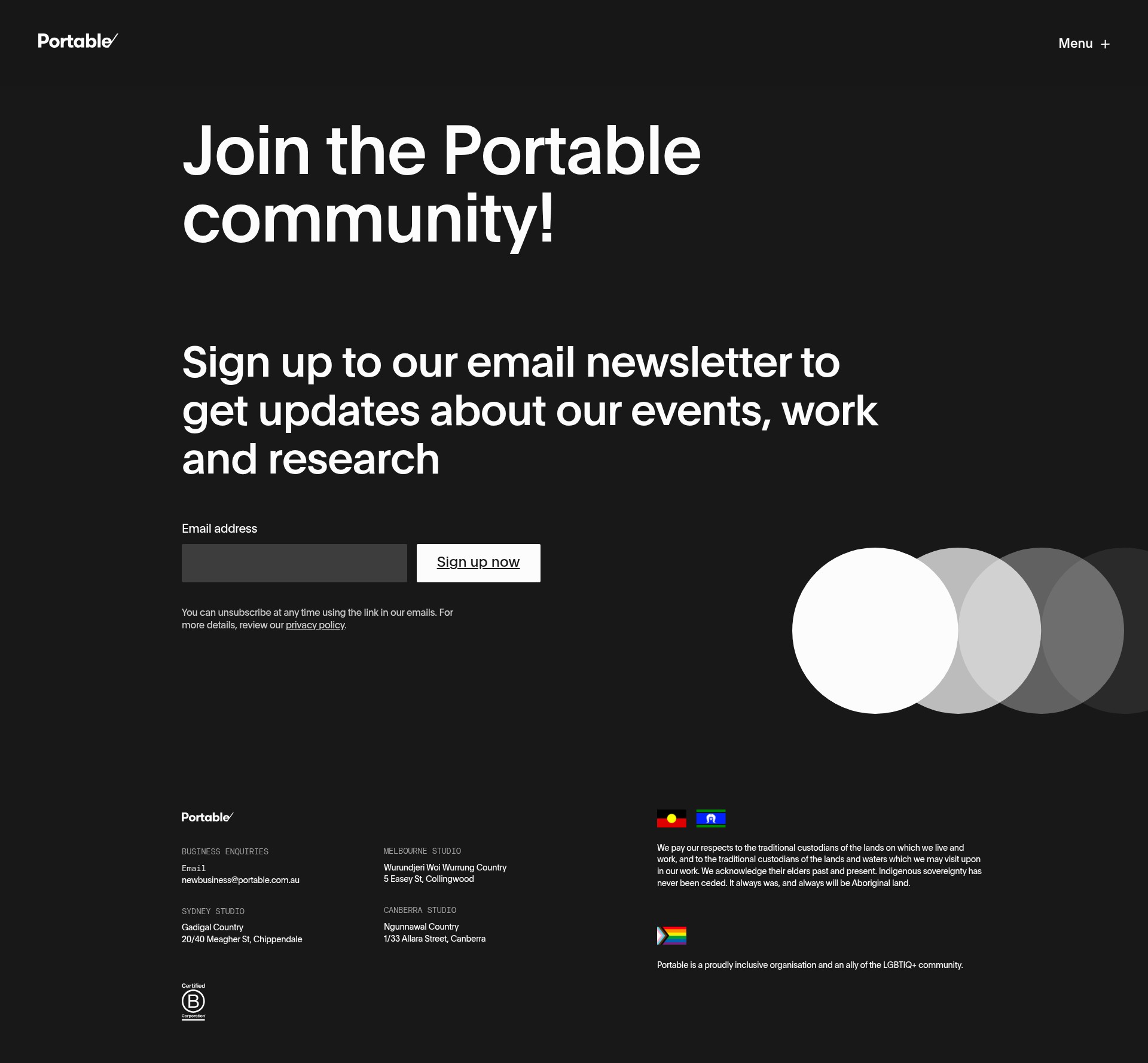 Landing Page