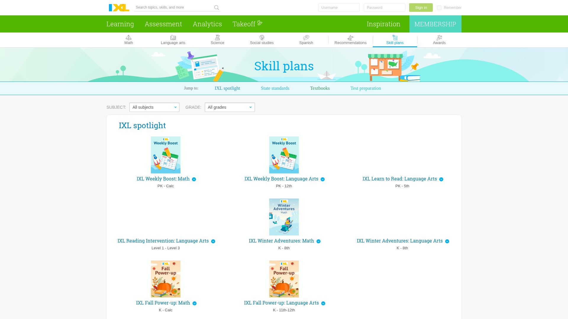 Landing Page