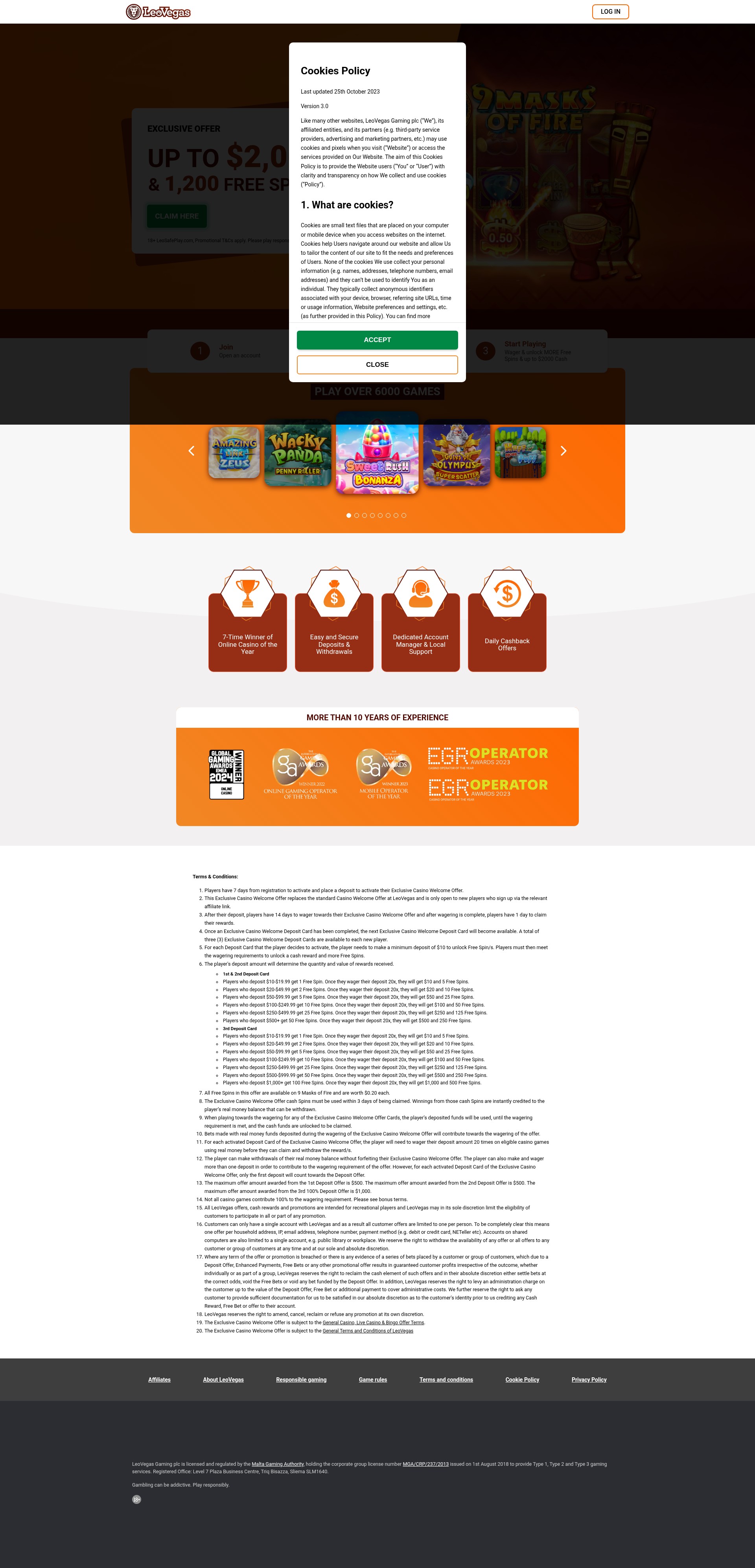 Landing Page