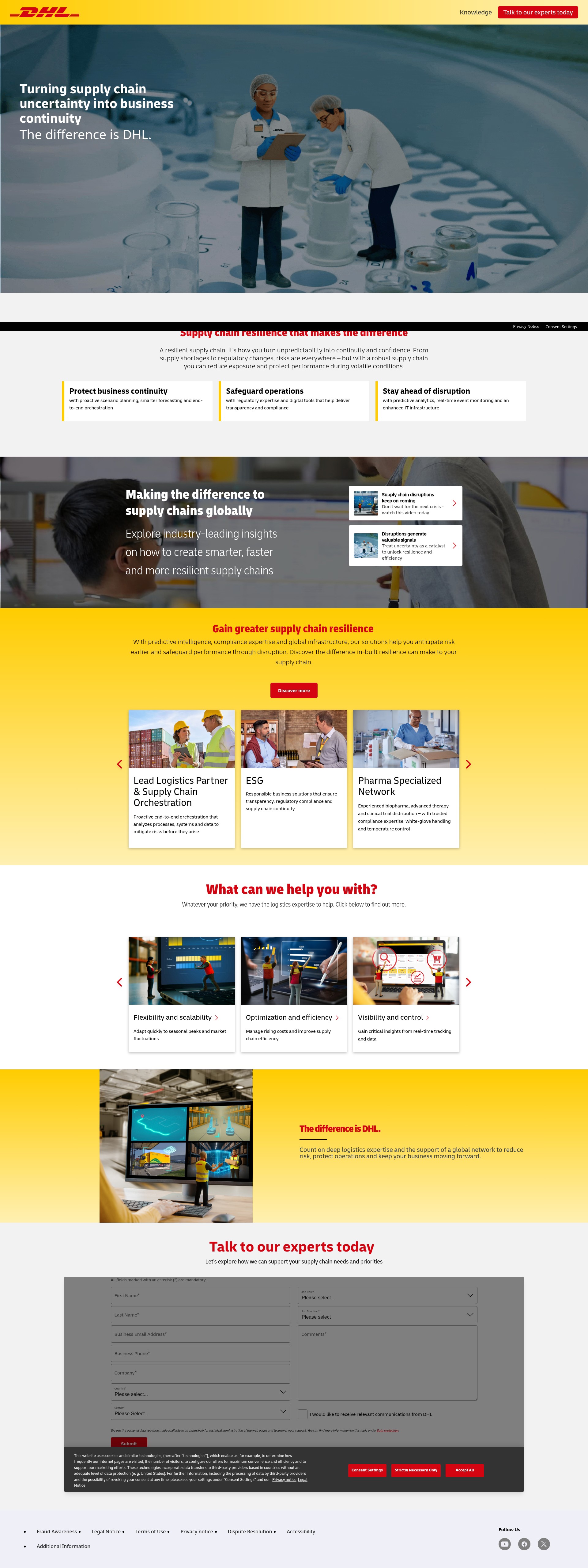 Landing Page