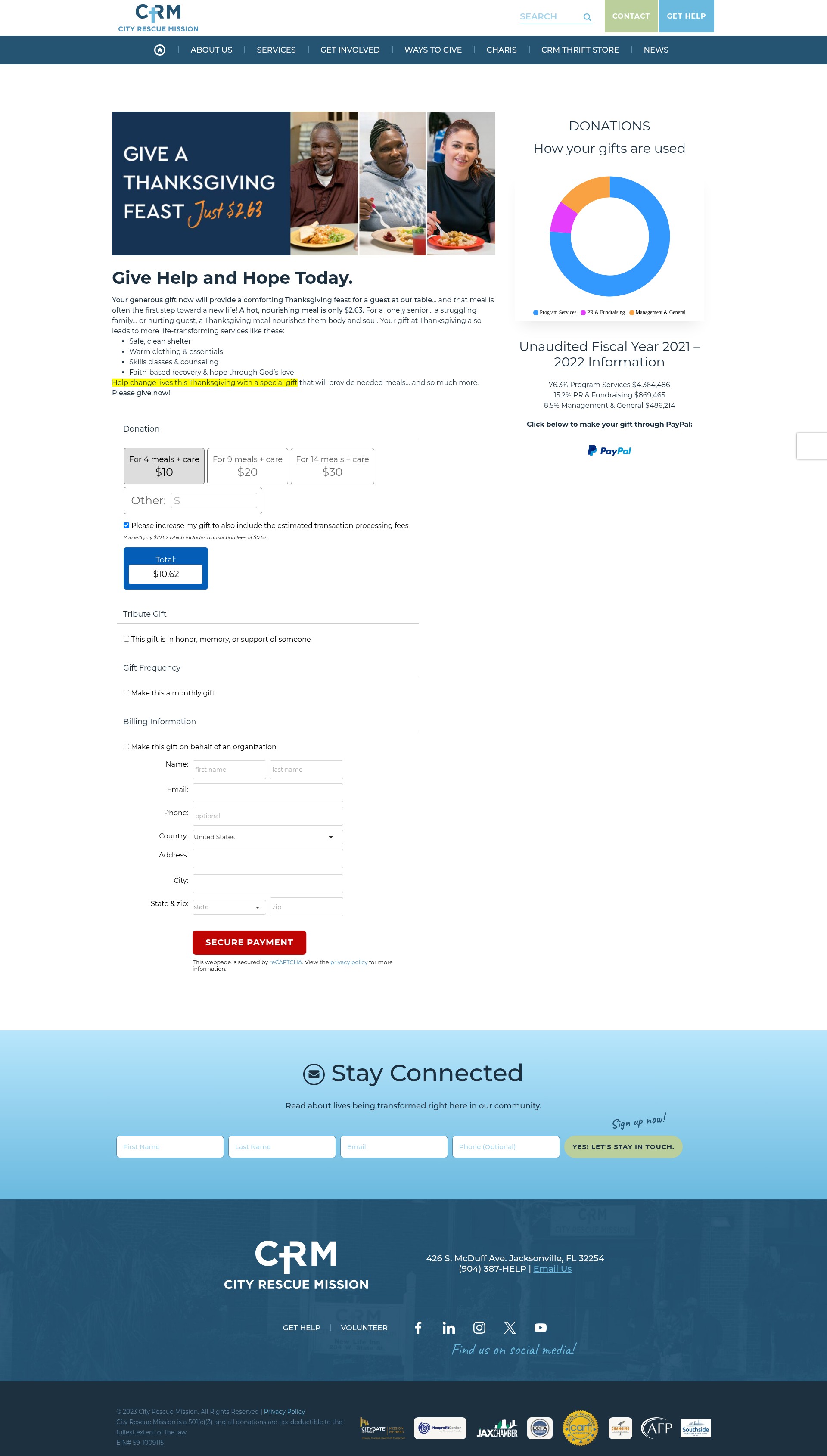 Landing Page
