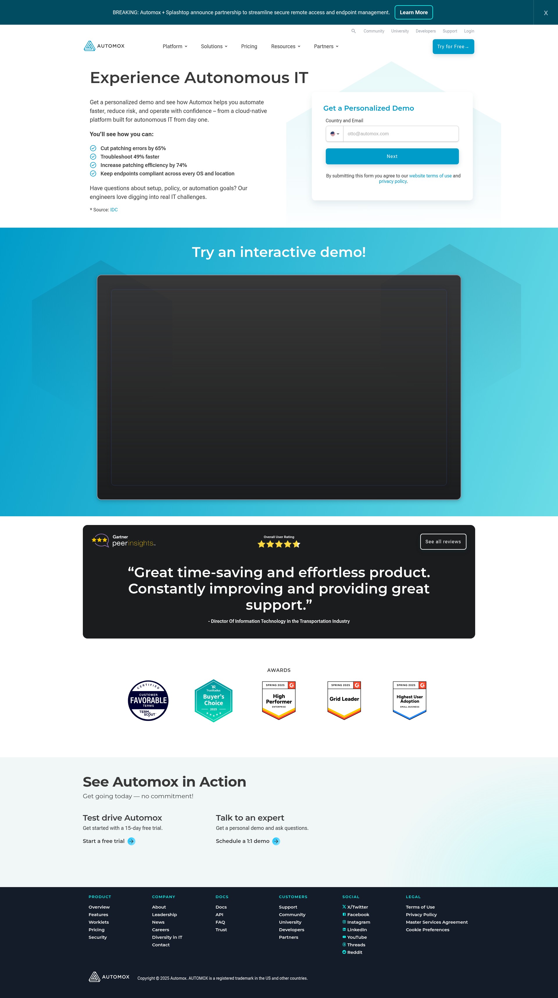 Landing Page