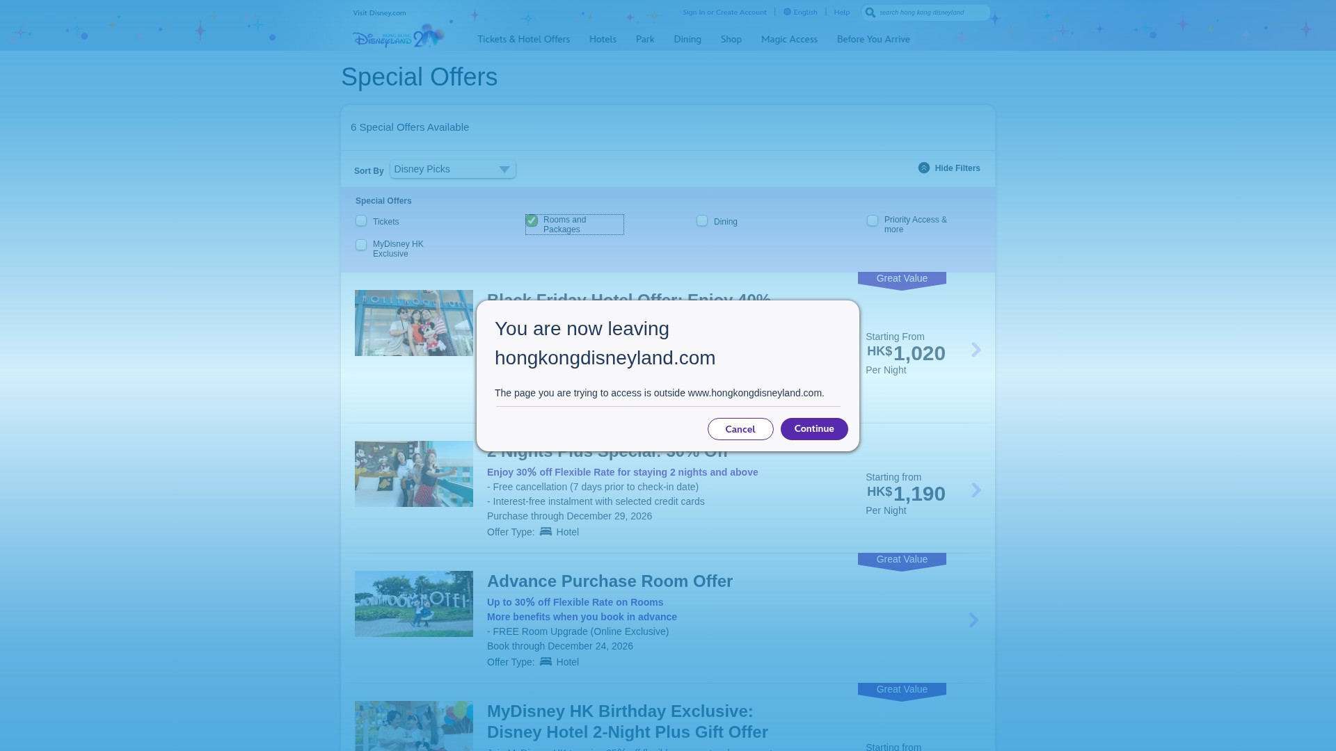 Landing Page