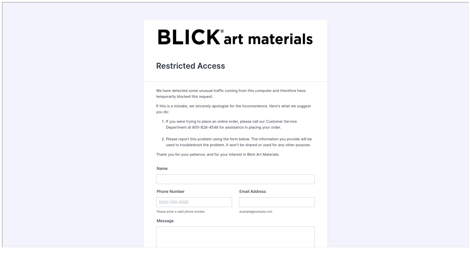 Landing Page