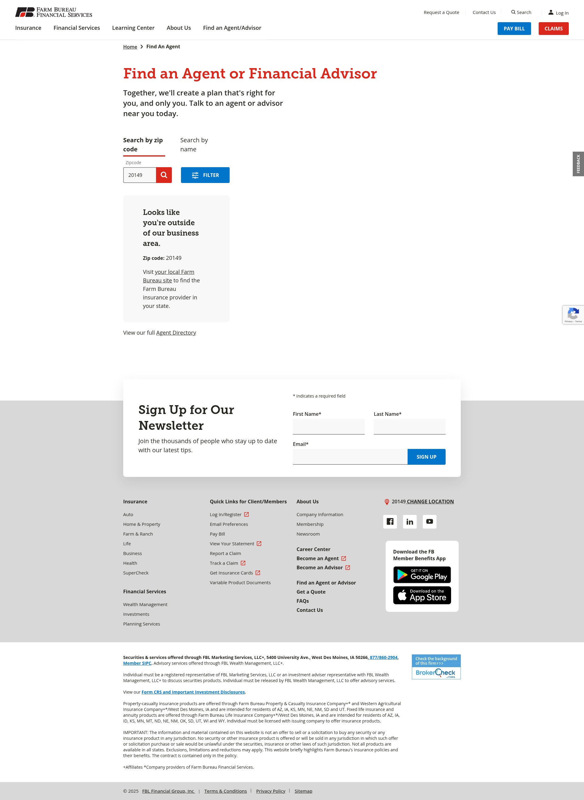 Landing Page