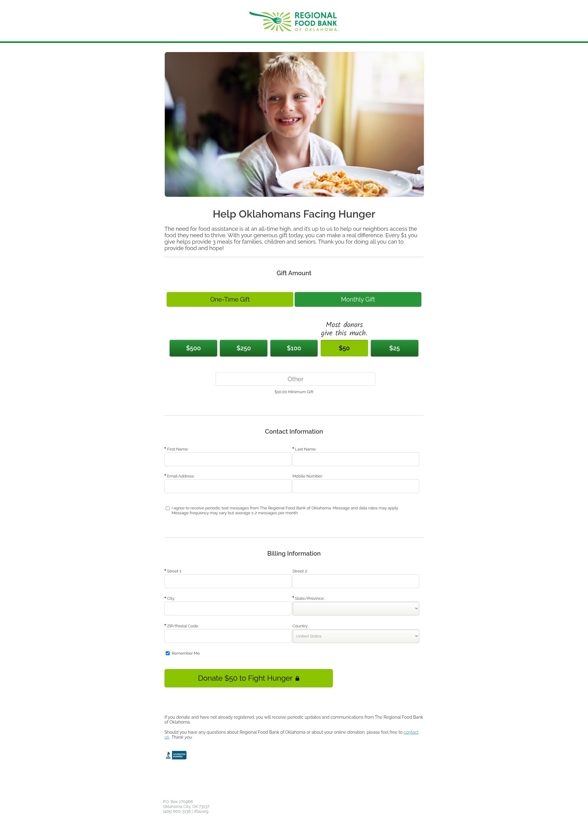 Landing Page