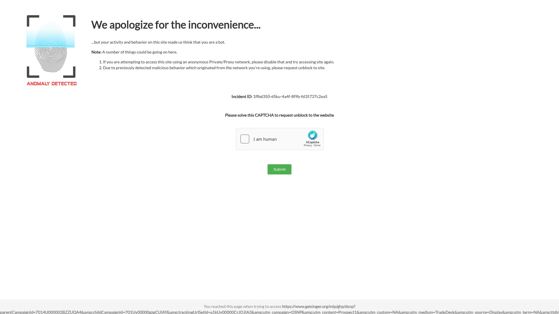 Landing Page