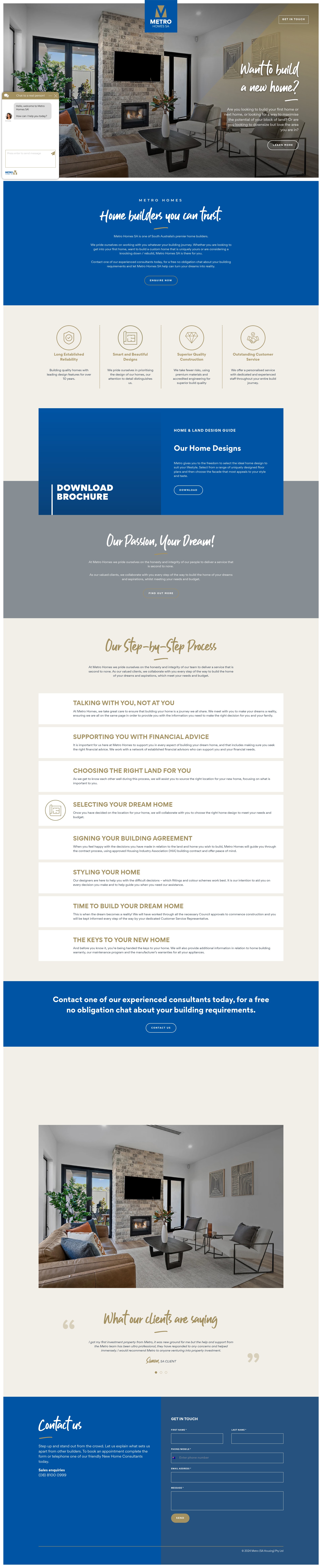 Landing Page