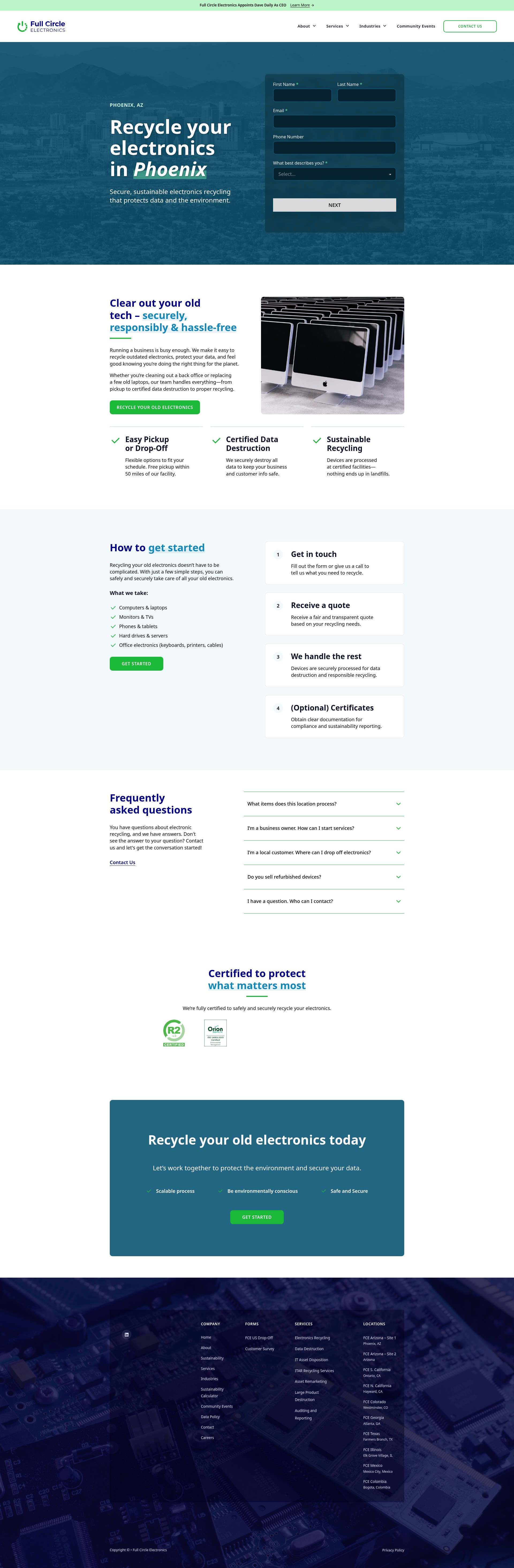 Landing Page