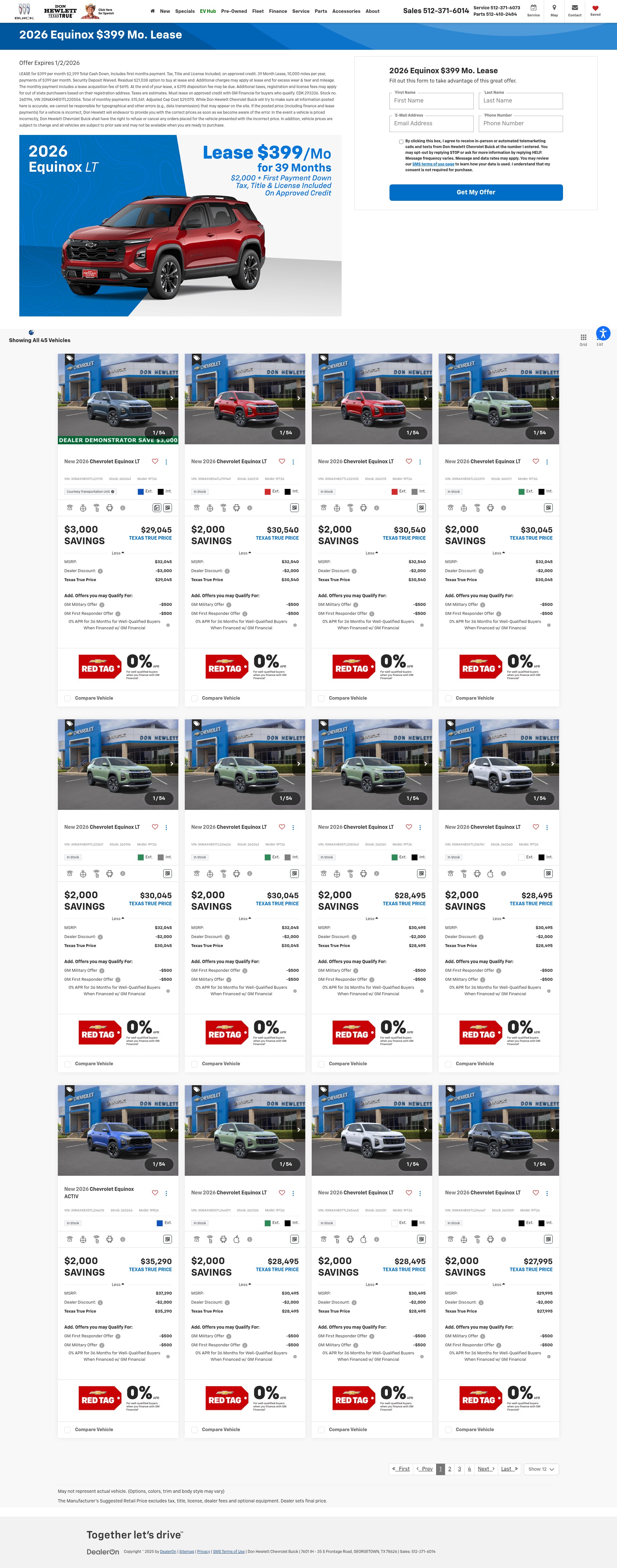 Landing Page