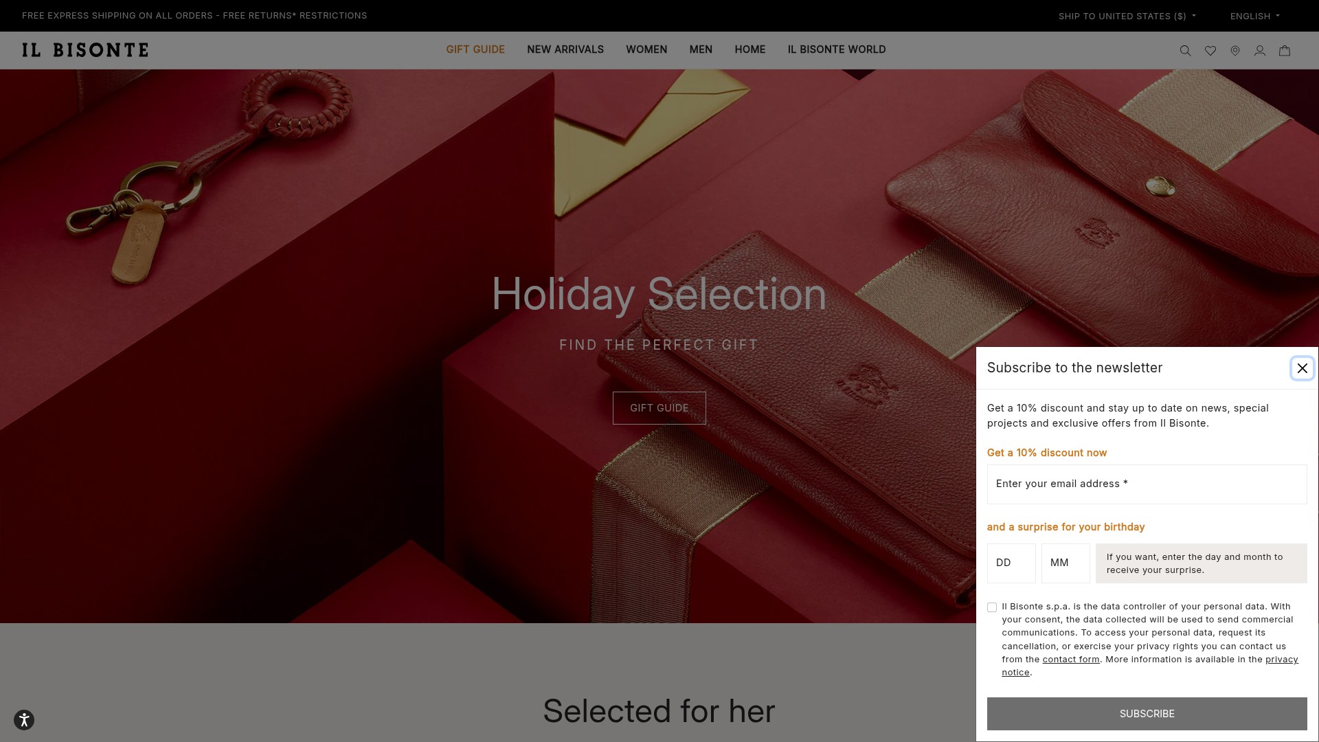 Landing Page