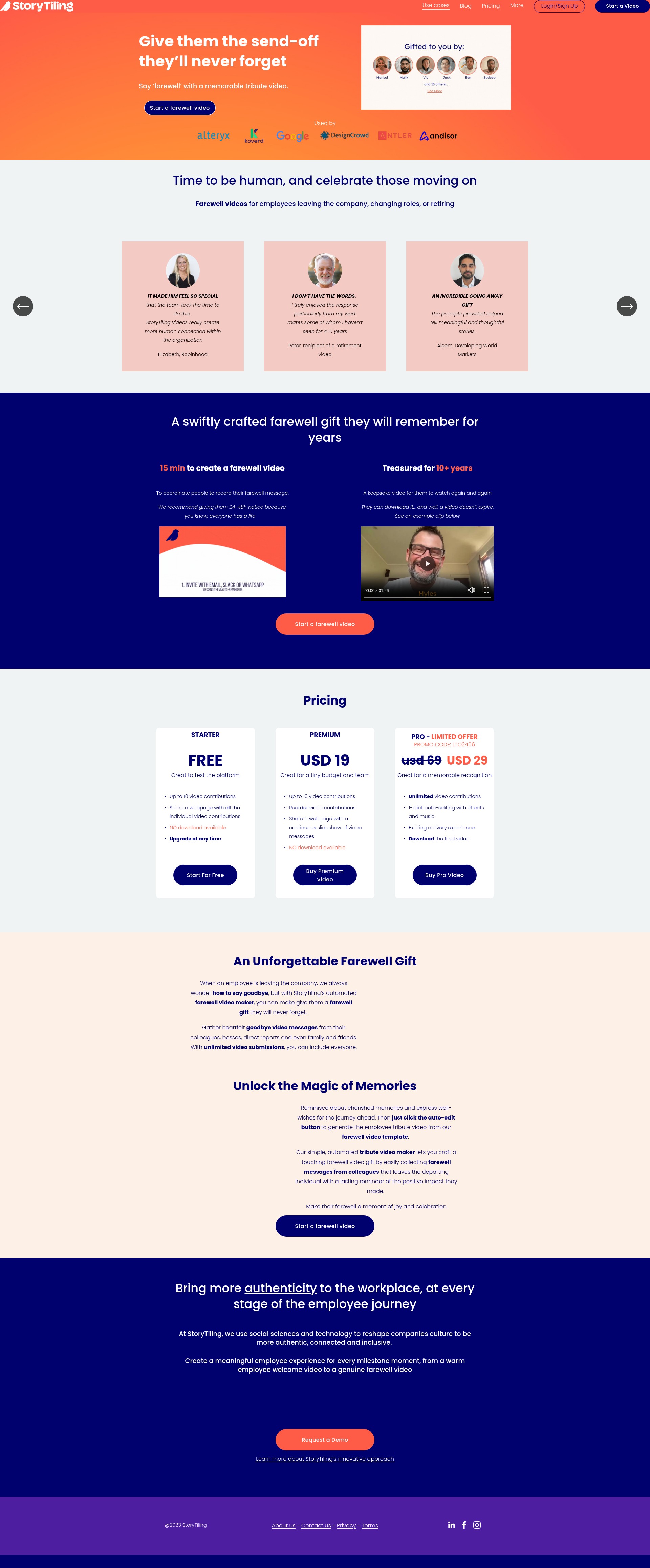 Landing Page
