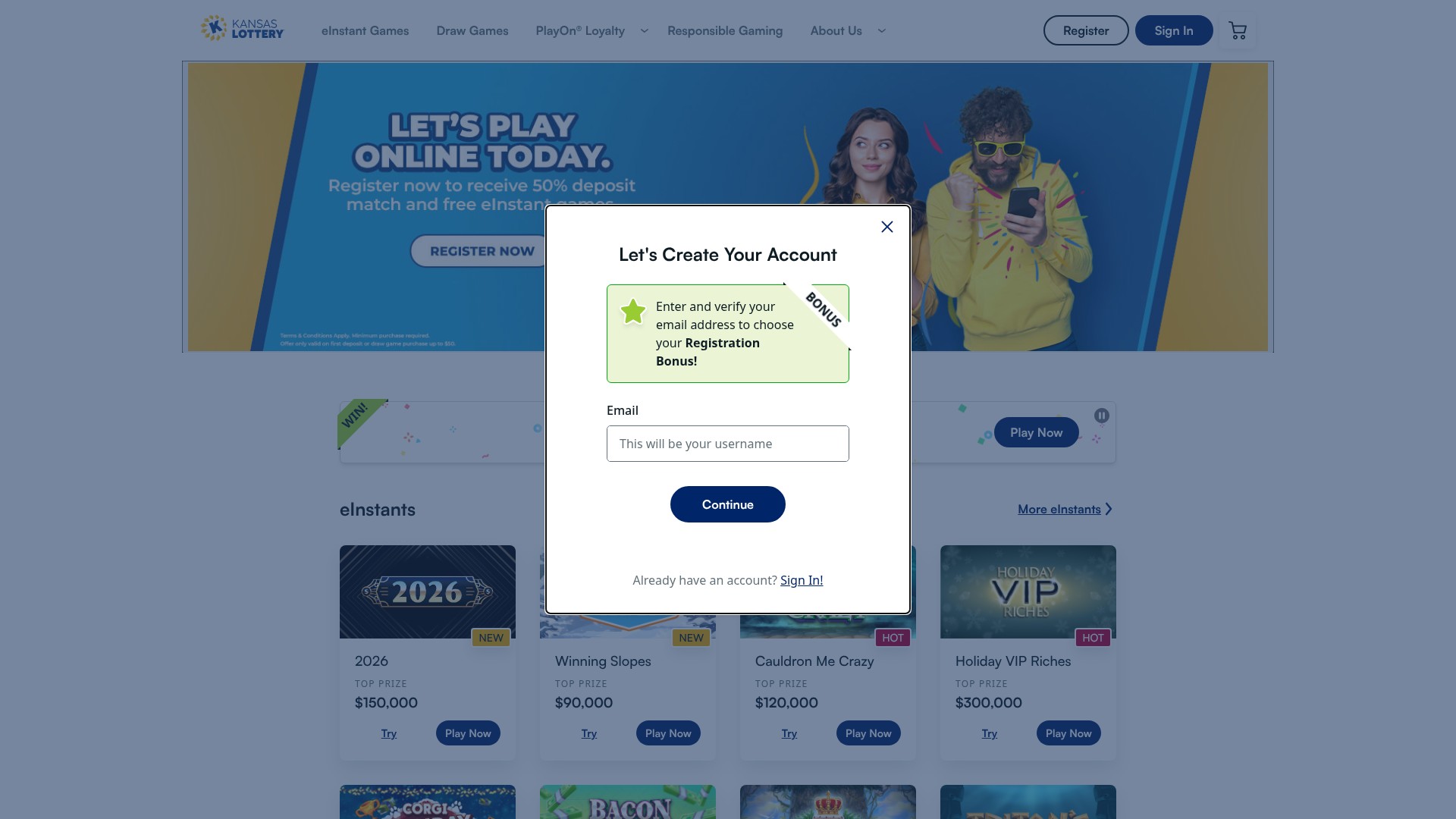 Landing Page