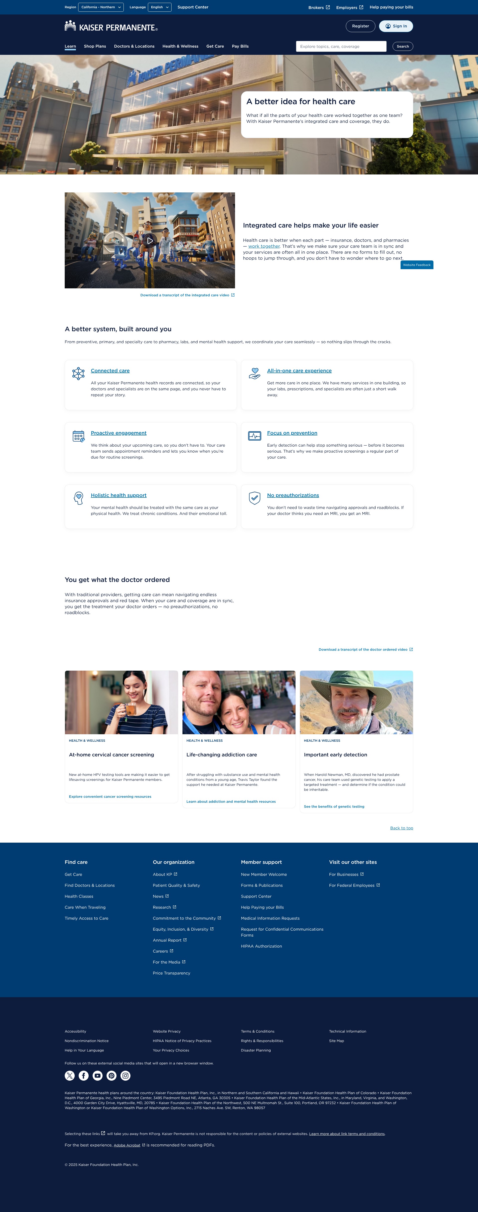 Landing Page