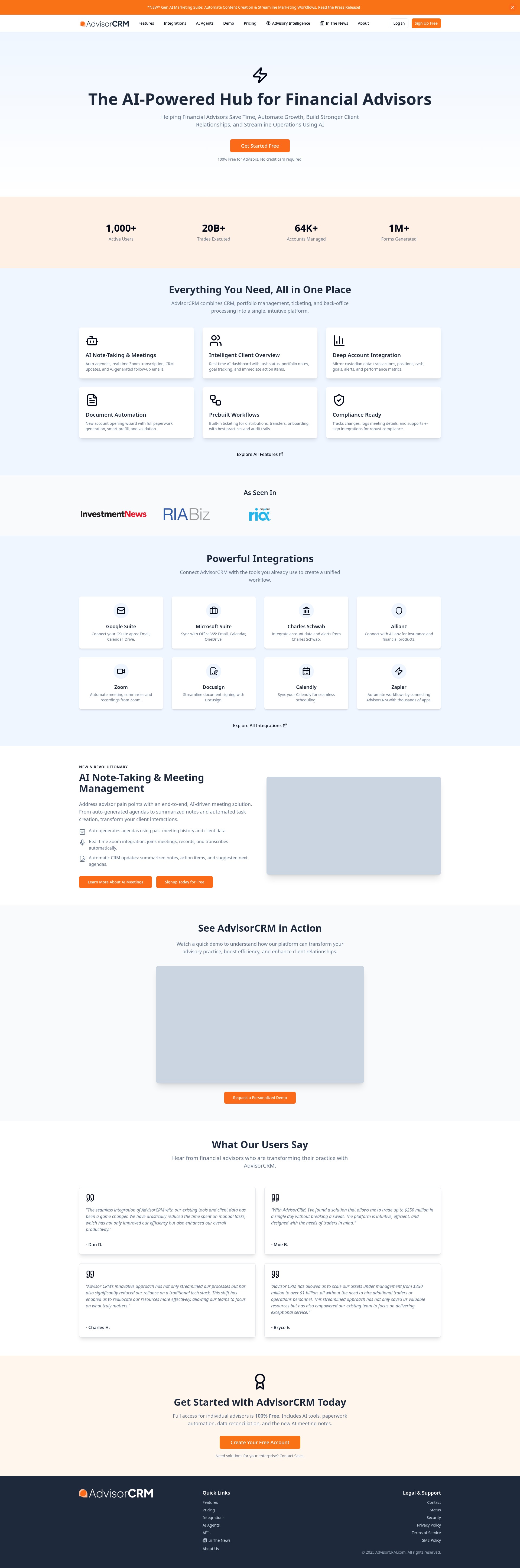 Landing Page