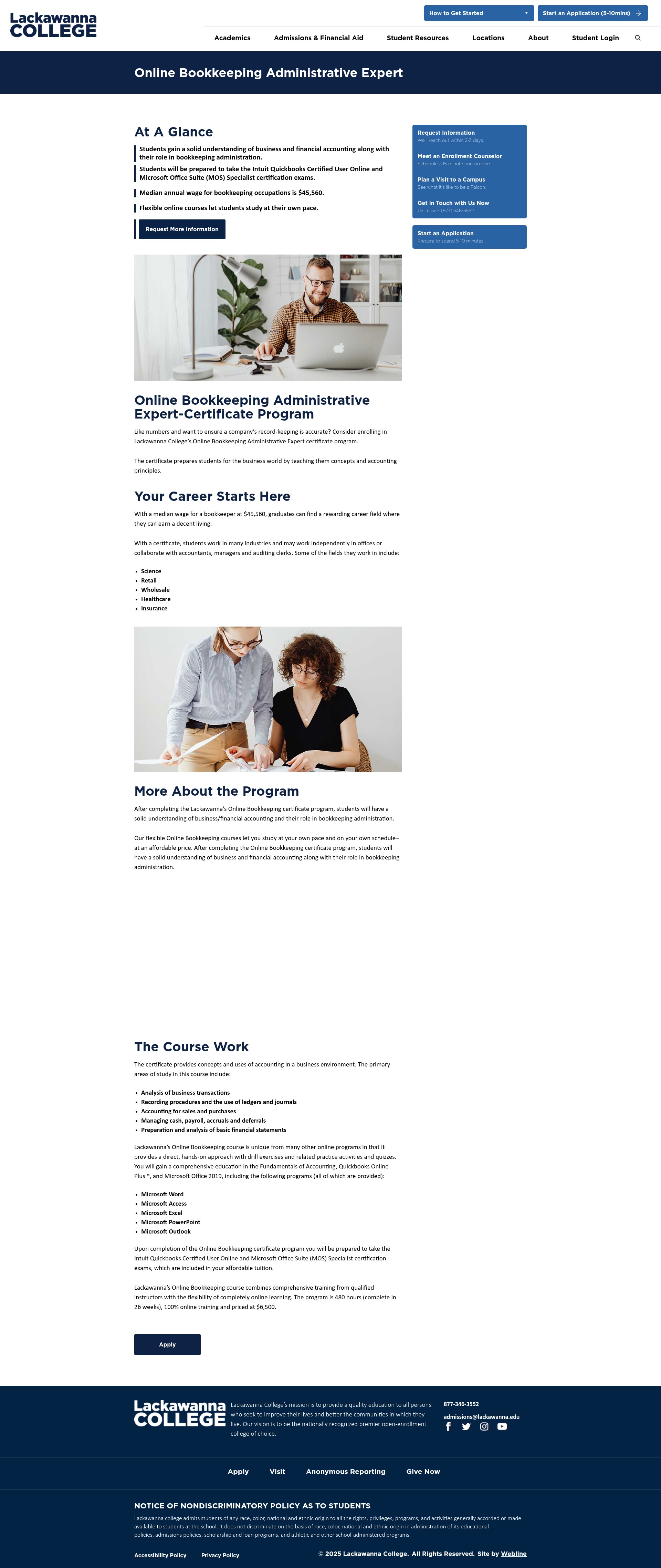 Landing Page