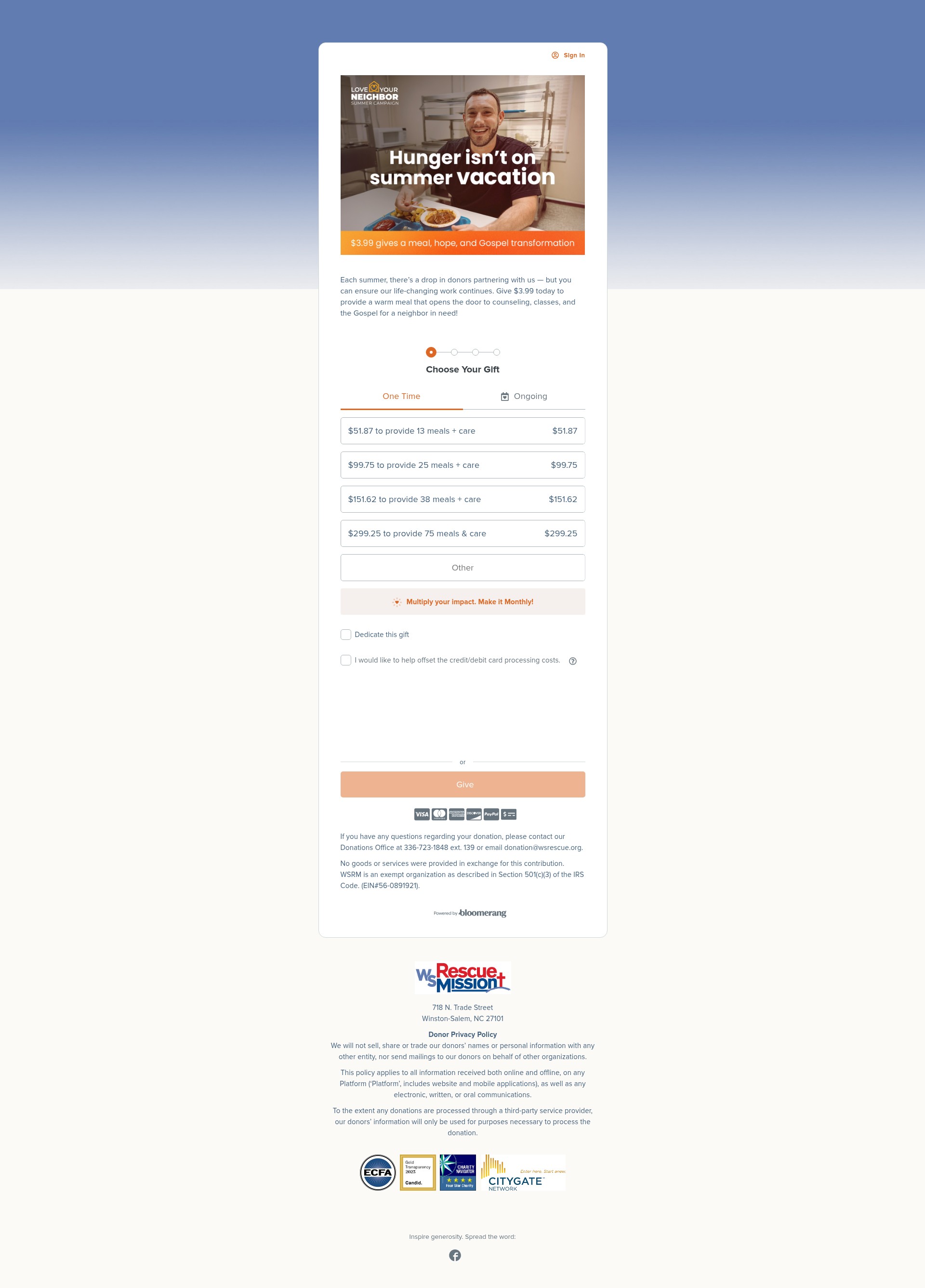 Landing Page