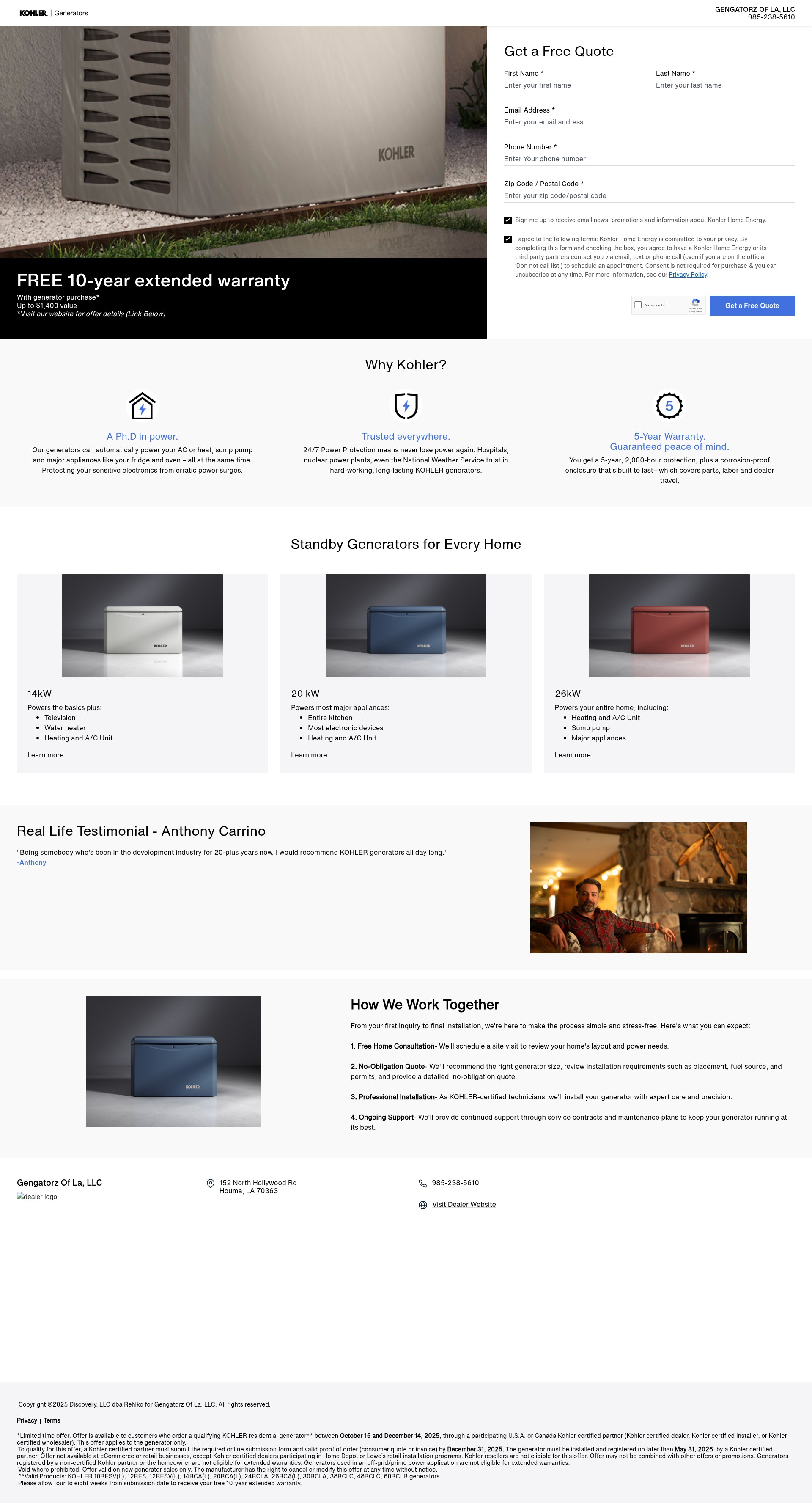 Landing Page