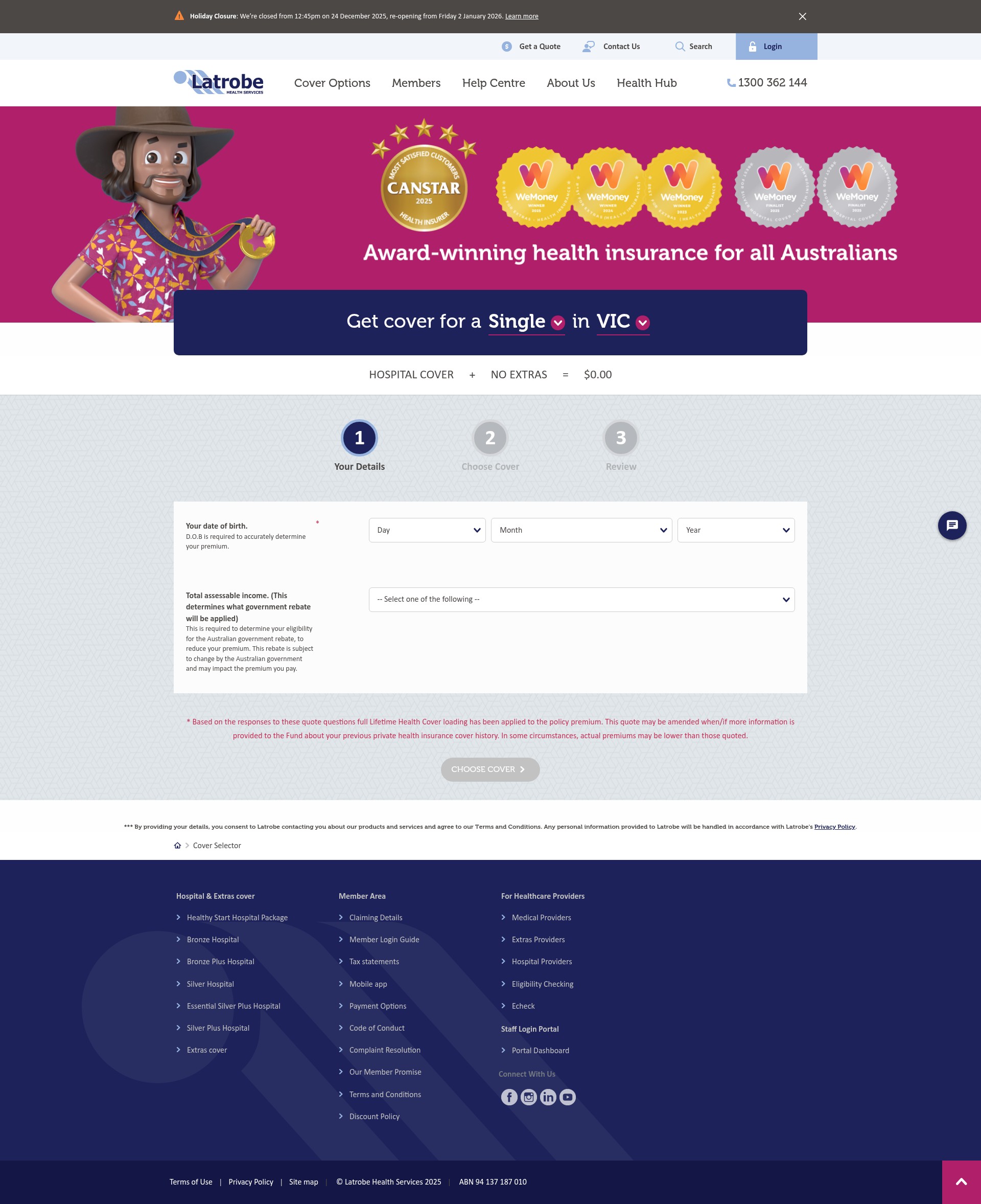 Landing Page