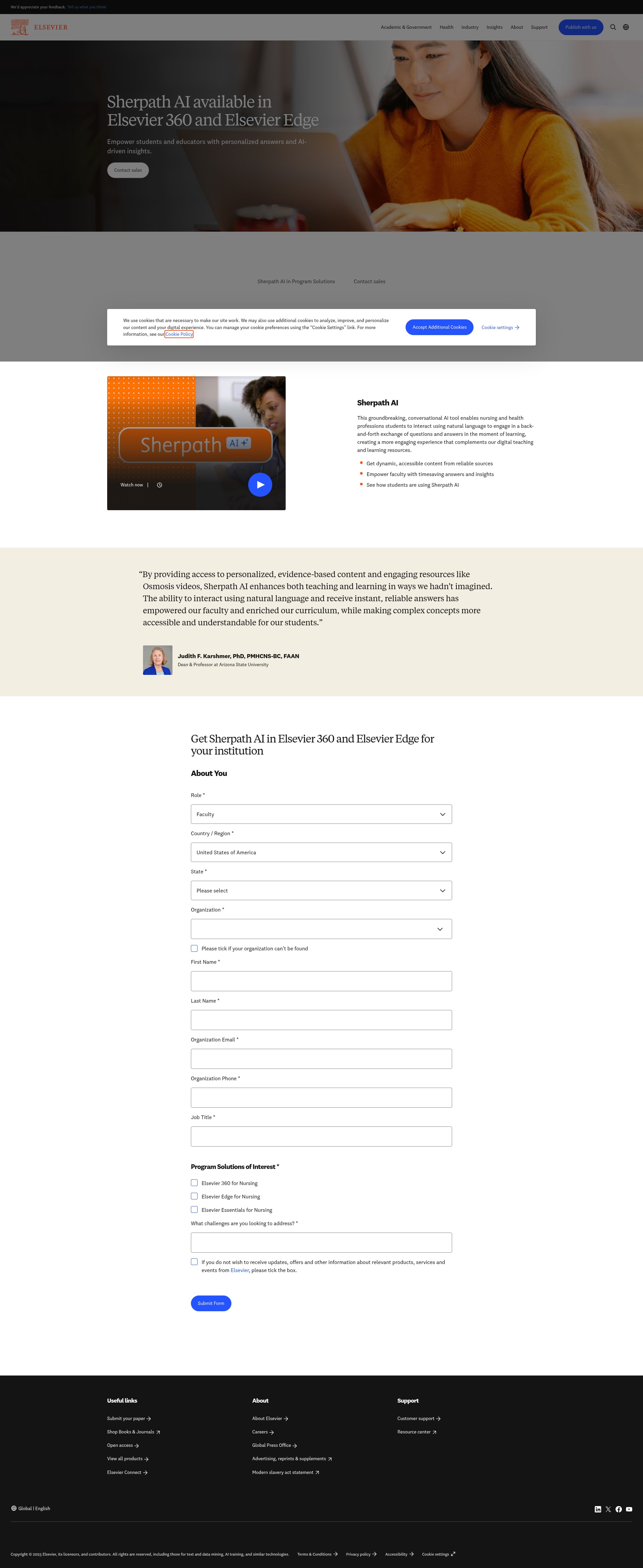 Landing Page