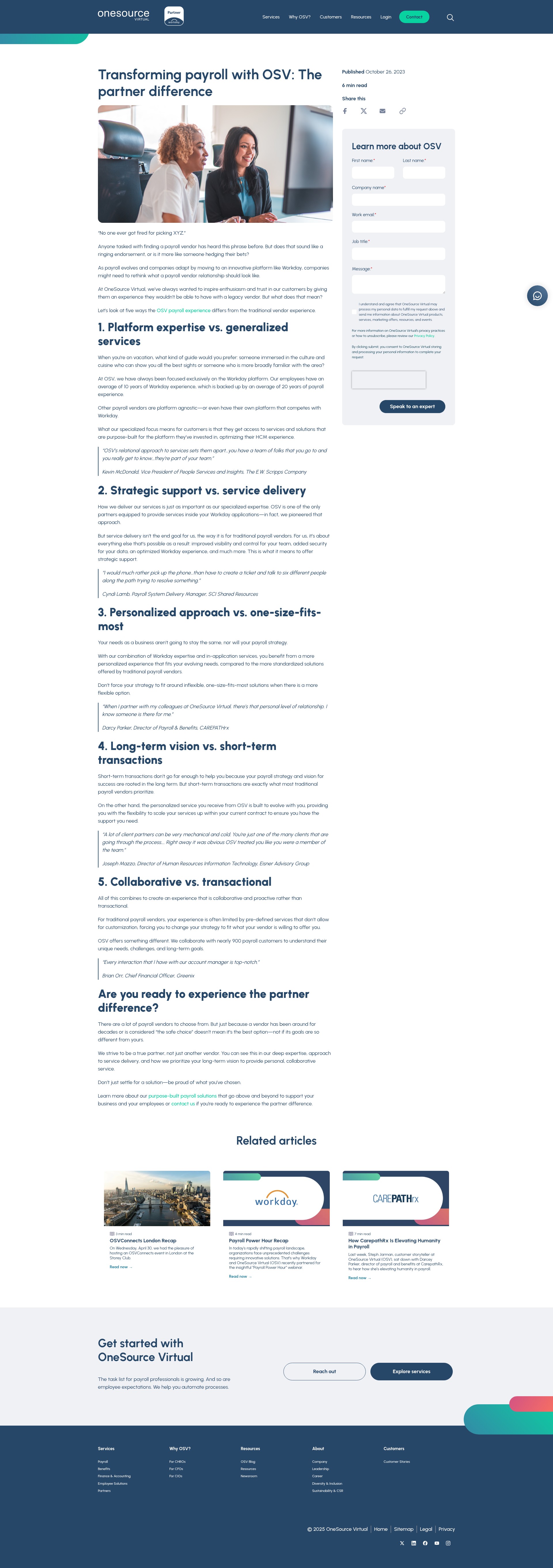 Landing Page