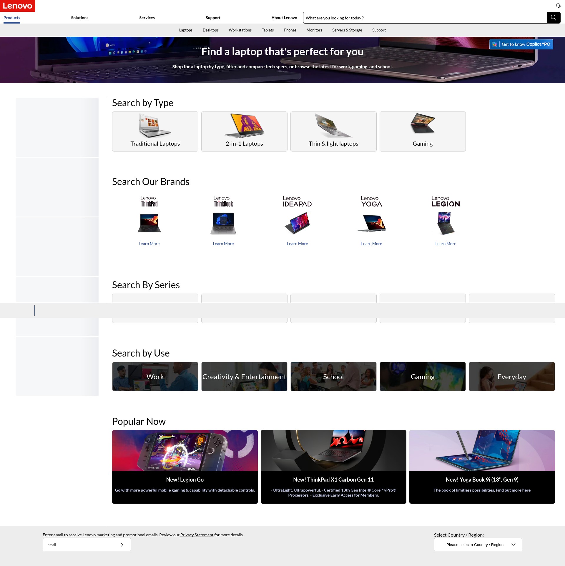 Landing Page