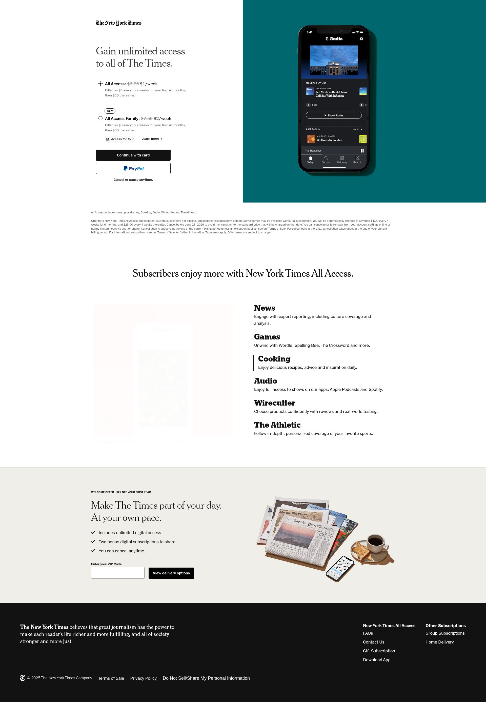 Landing Page
