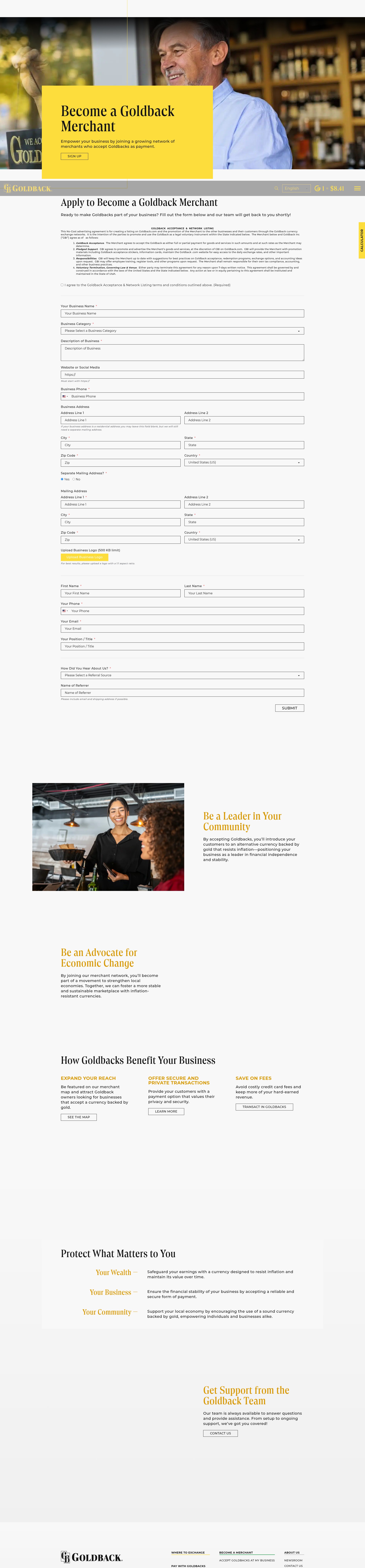 Landing Page
