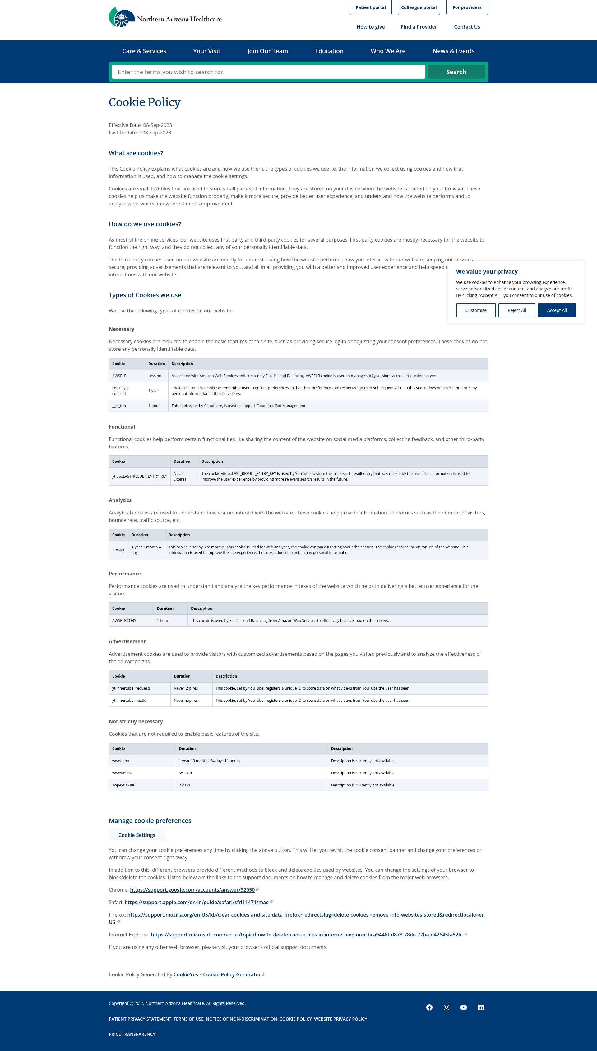 Landing Page