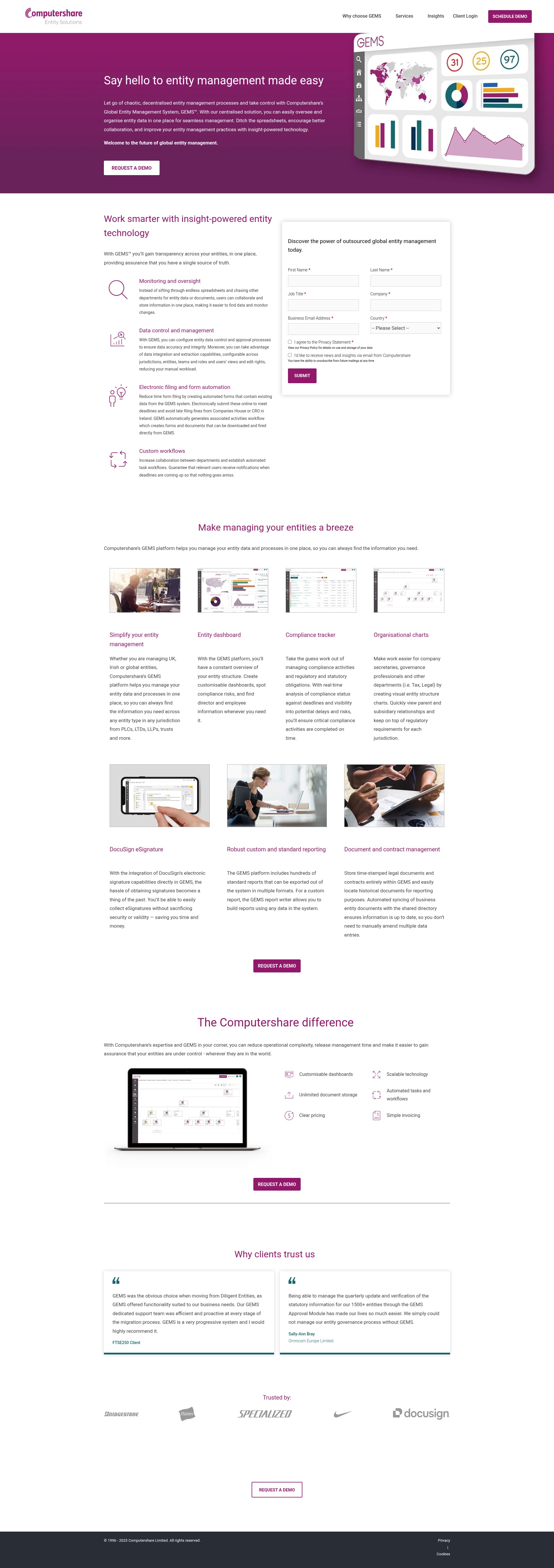 Landing Page