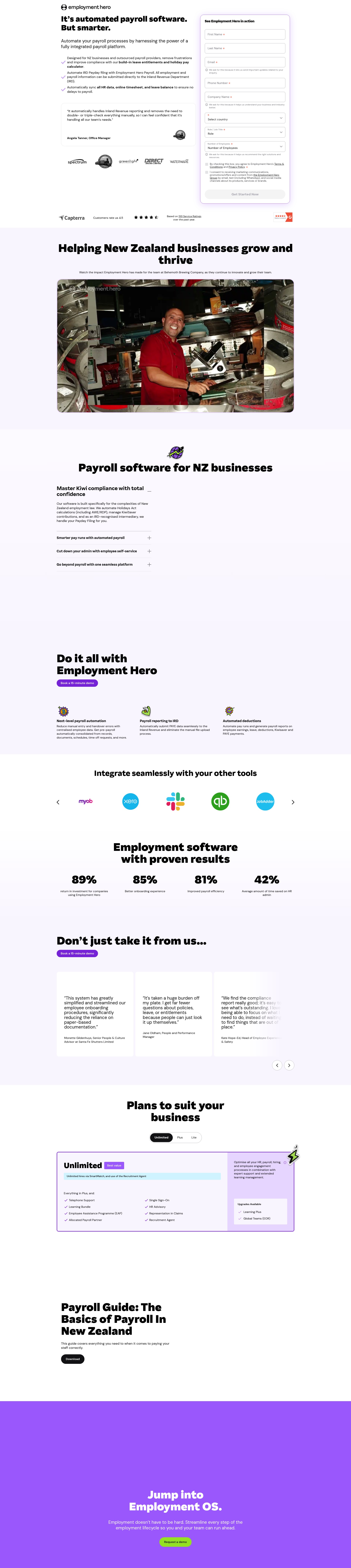 Landing Page