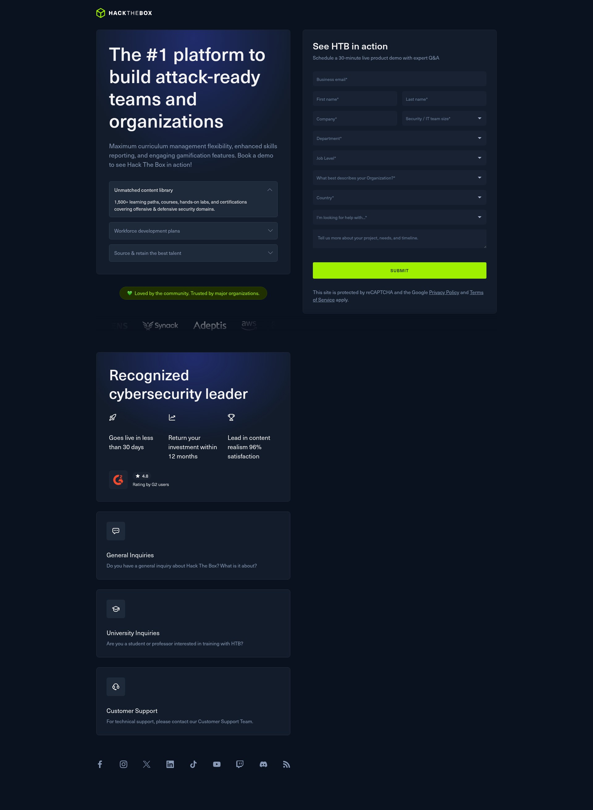 Landing Page