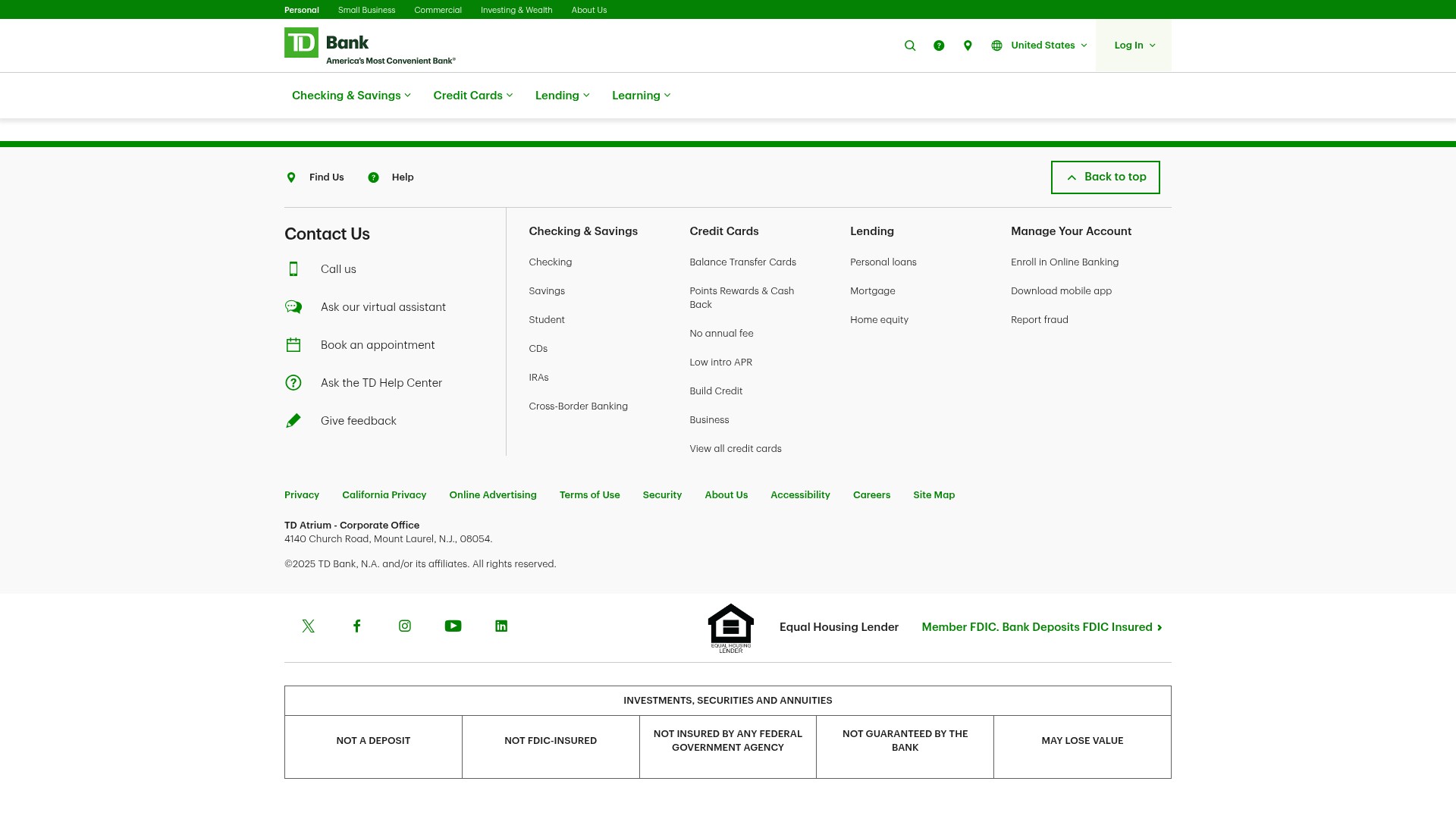 Landing Page