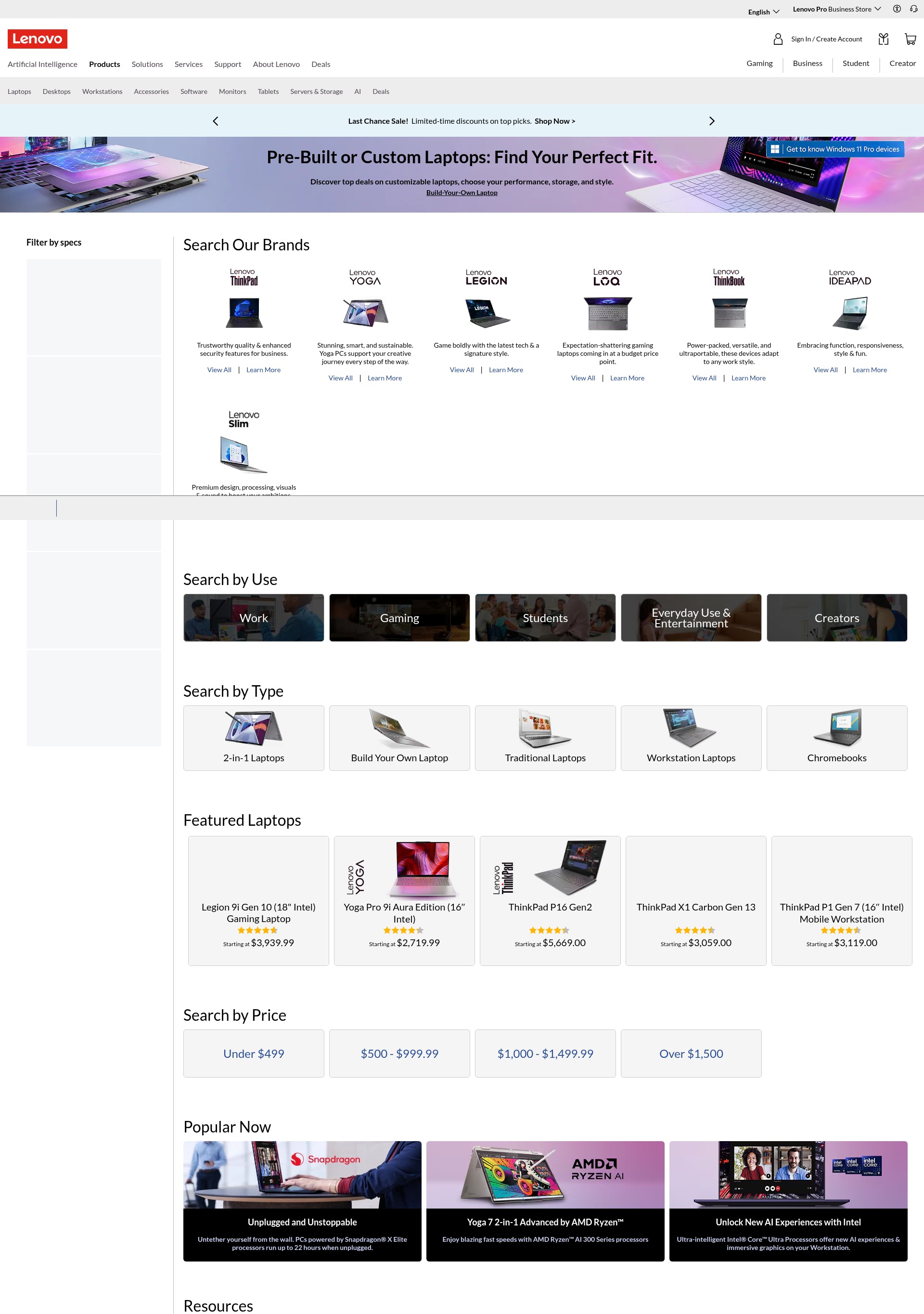 Landing Page