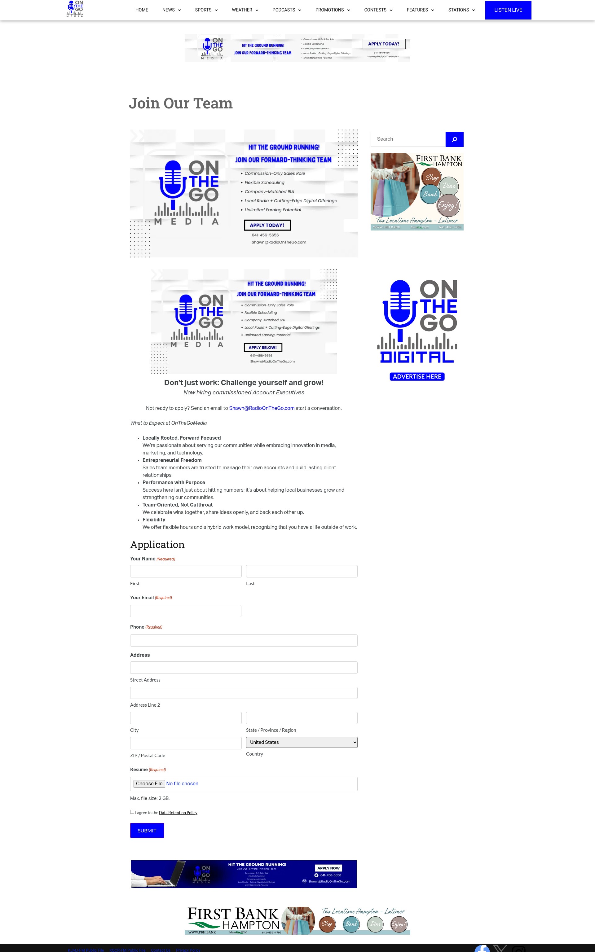 Landing Page
