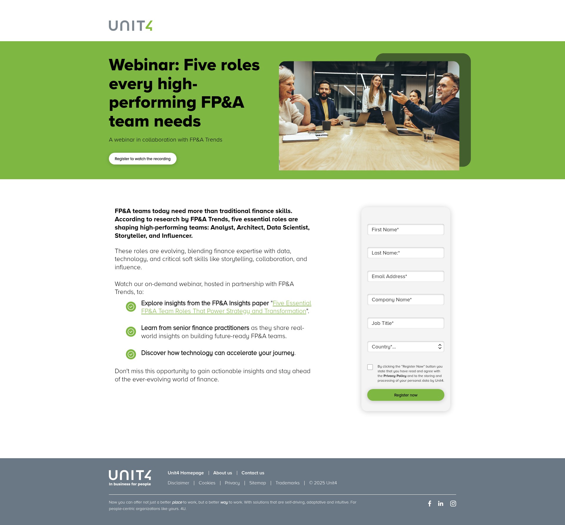 Landing Page