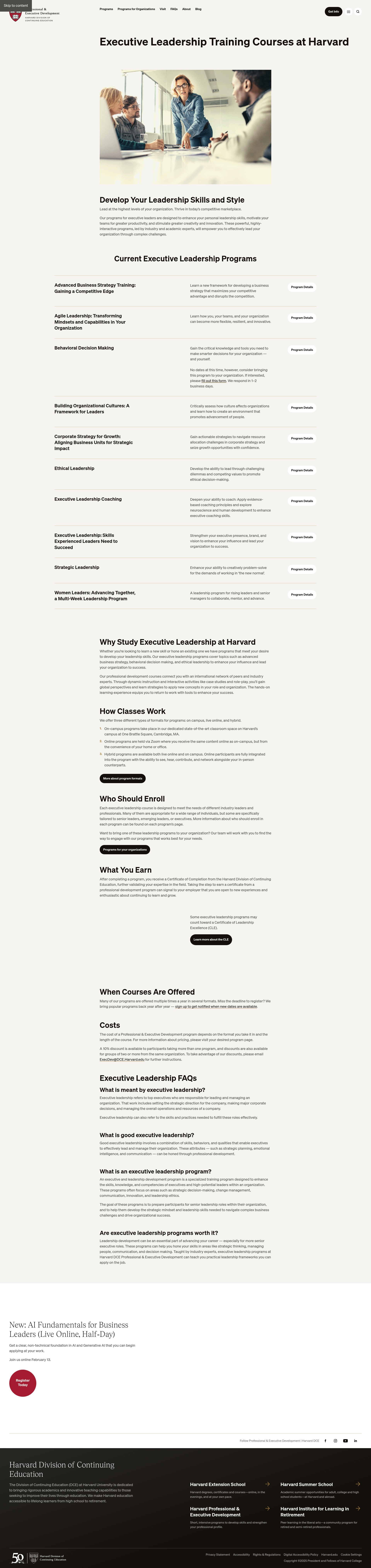 Landing Page