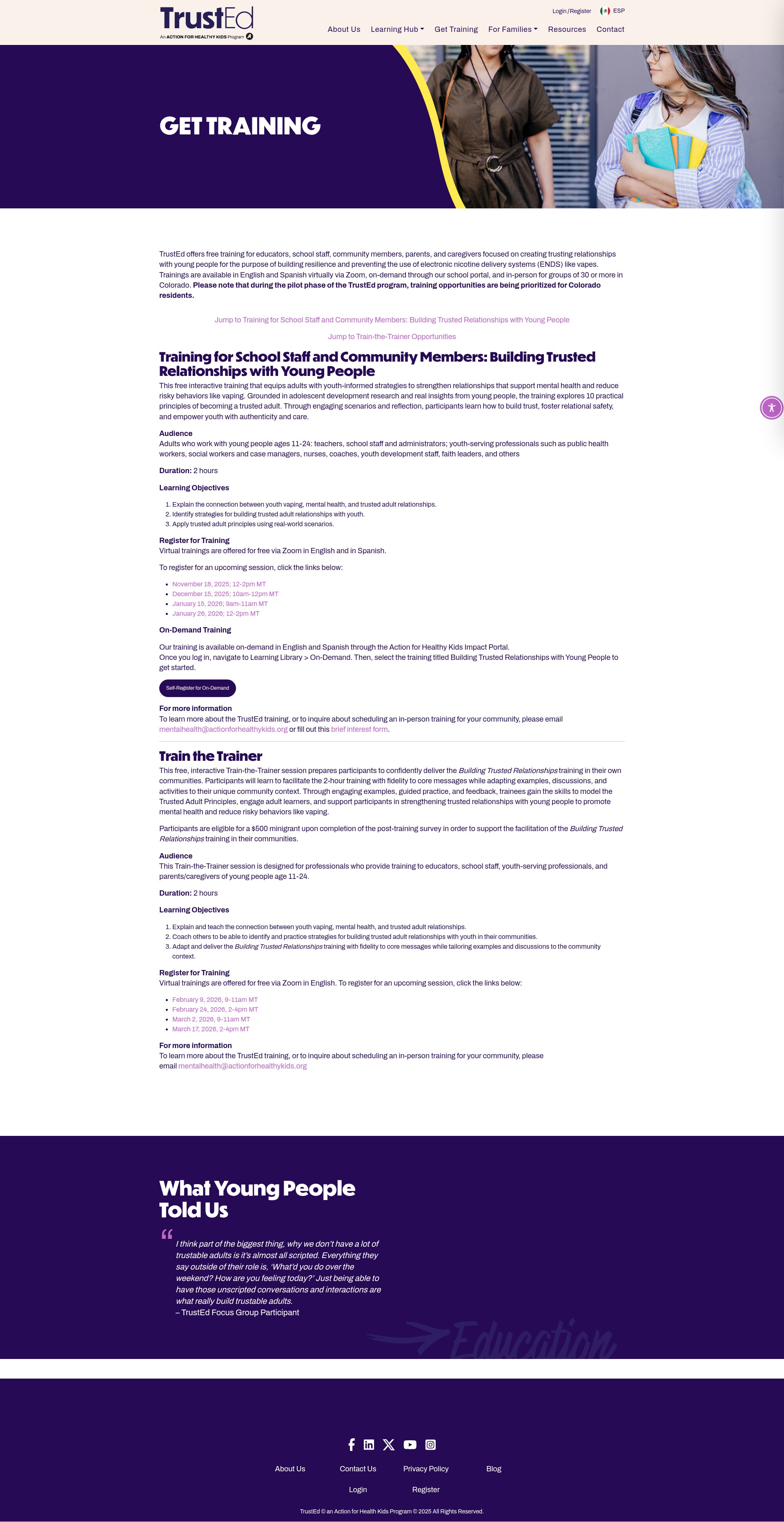 Landing Page