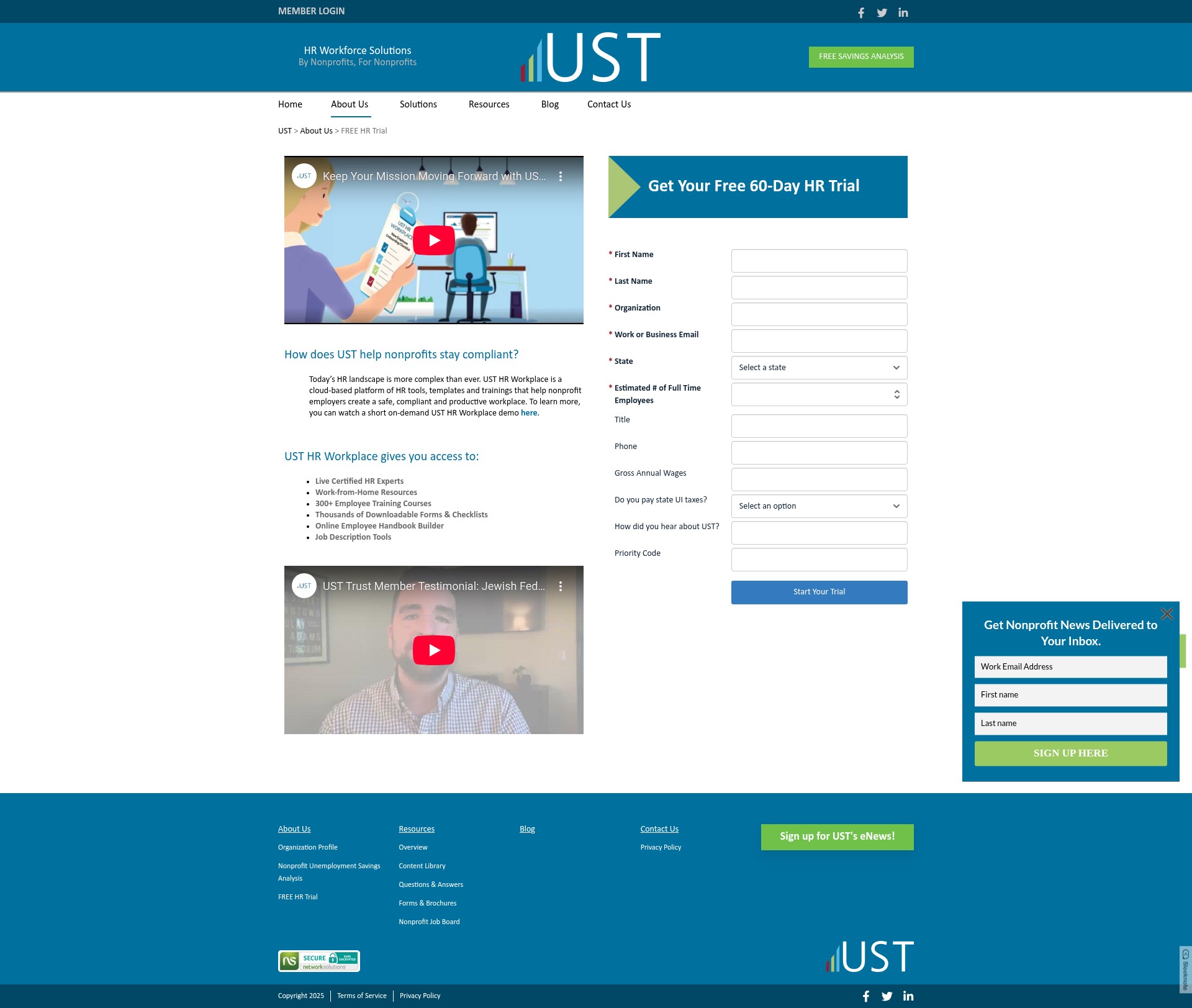 Landing Page